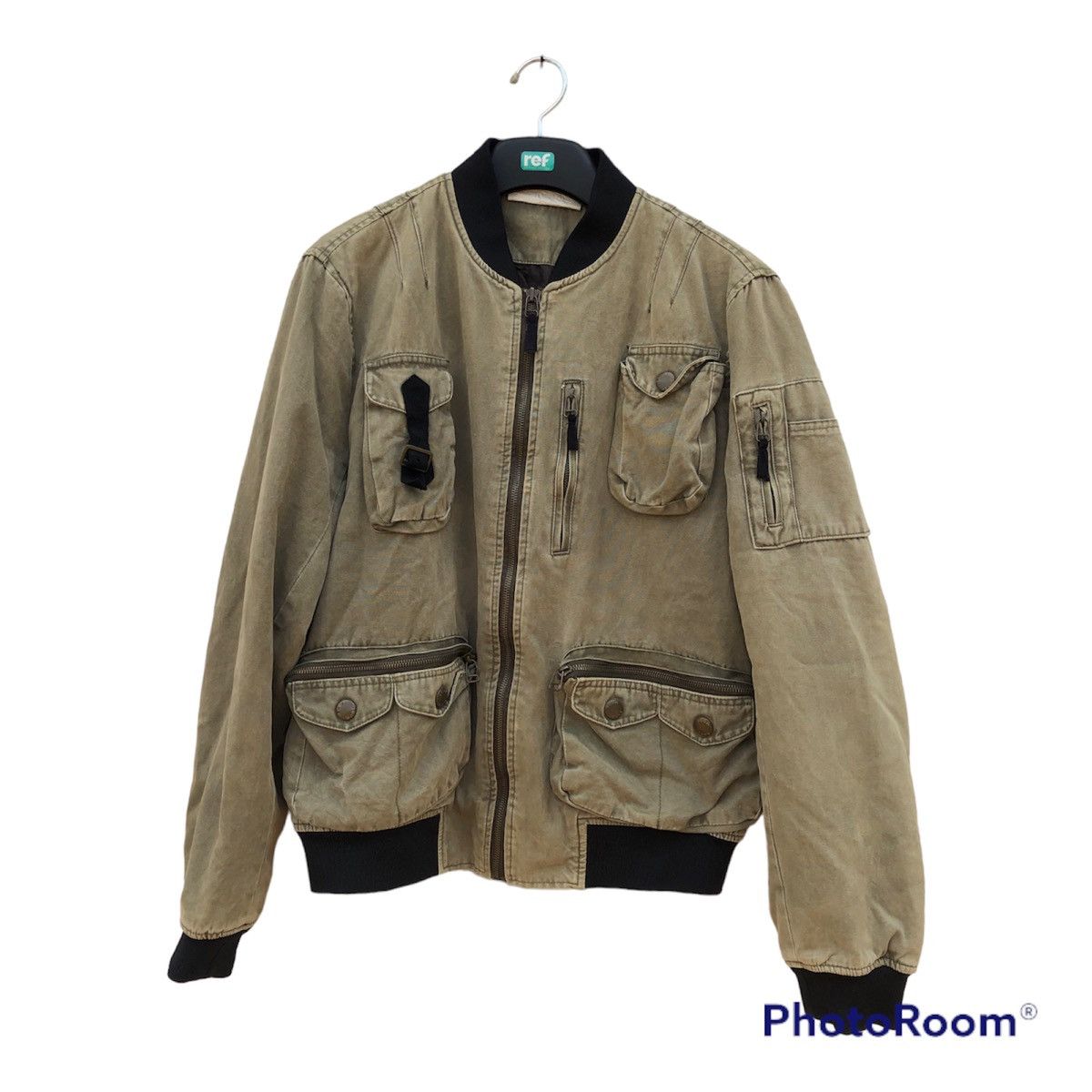 Hunter × Huntington Varsity Outdoor Jacket Wise Monkey Multipocket Mode Jeans Size US L / EU 52-54 / 3 - 1 Thumbnail