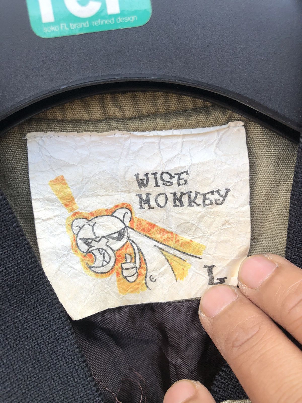 Hunter × Huntington Varsity Outdoor Jacket Wise Monkey Multipocket Mode Jeans Size US L / EU 52-54 / 3 - 4 Thumbnail