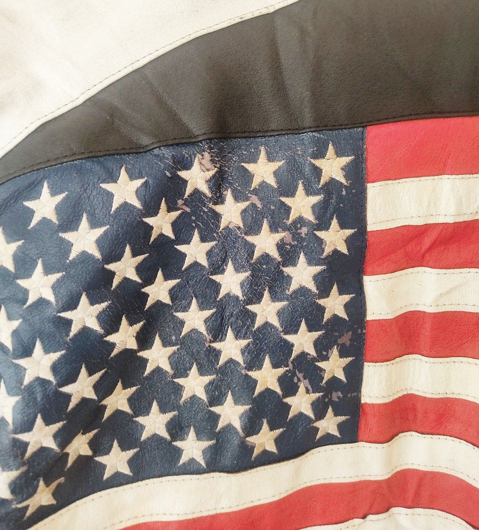Michael Hoban Elvis Designer Michael Hoban Motorcycle American Flag Size US M / EU 48-50 / 2 - 8 Thumbnail