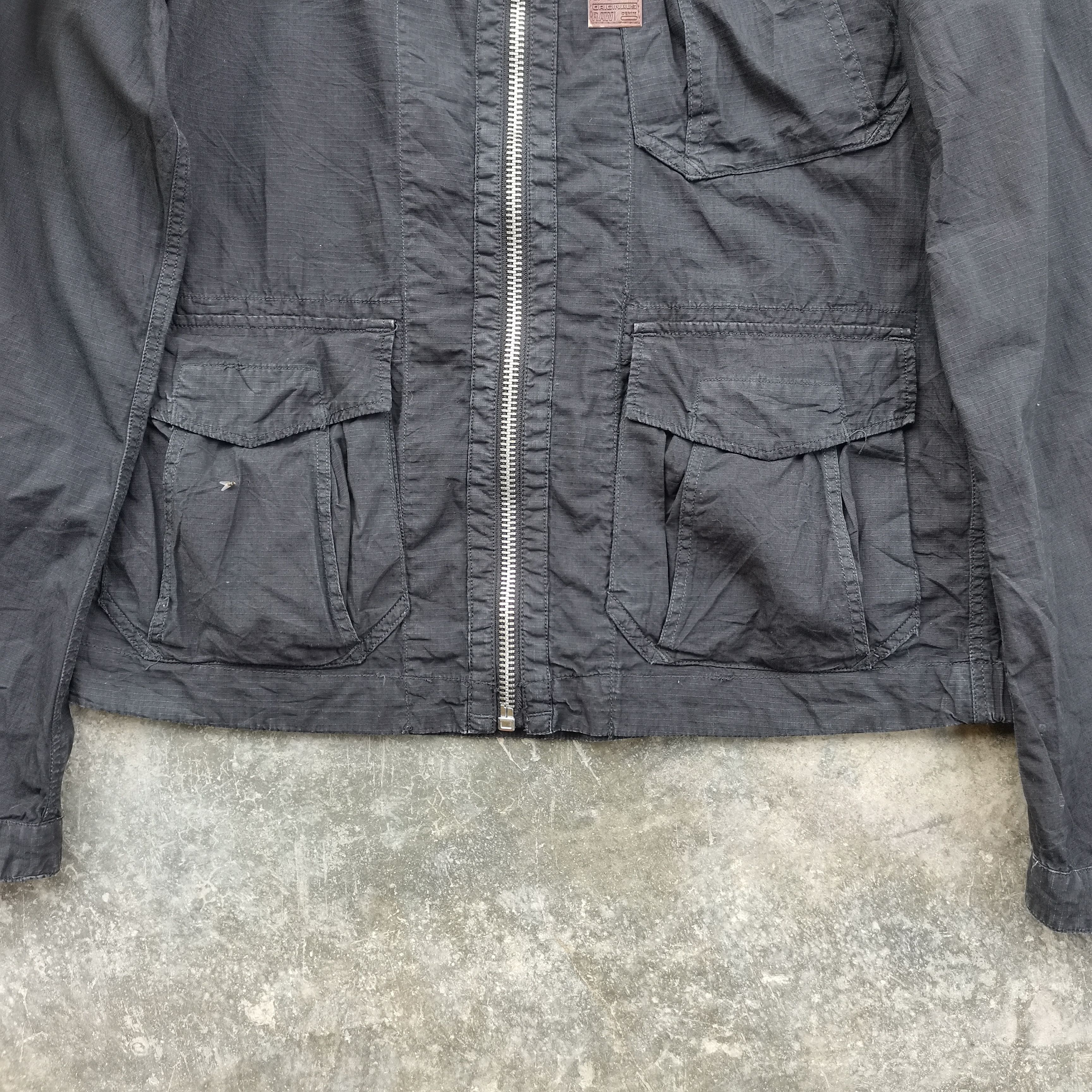 G-Star × Japanese Brand × Vintage Steals🔥Vintage G-STAR RAW Zipper Up Jacket Size US M / EU 48-50 / 2 - 6 Thumbnail