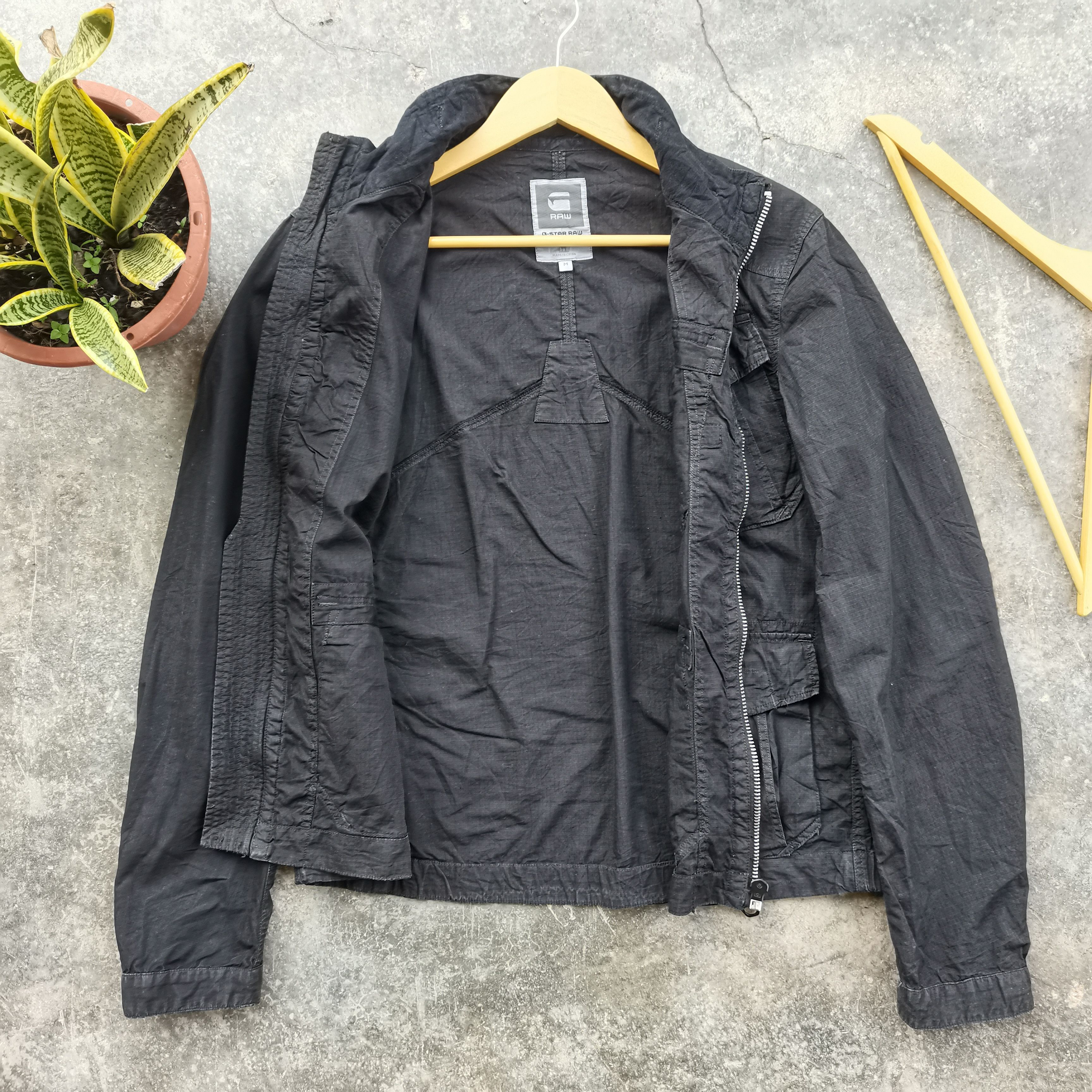 G-Star × Japanese Brand × Vintage Steals🔥Vintage G-STAR RAW Zipper Up Jacket Size US M / EU 48-50 / 2 - 4 Thumbnail