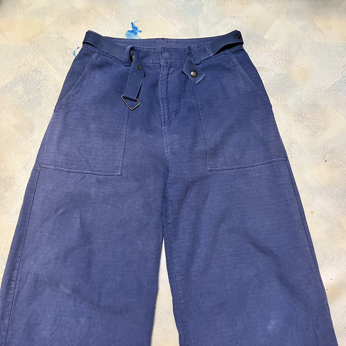Japanese Brand Vintage Sun Faded Baggy Pants Size US 28 / EU 44 - 3 Thumbnail
