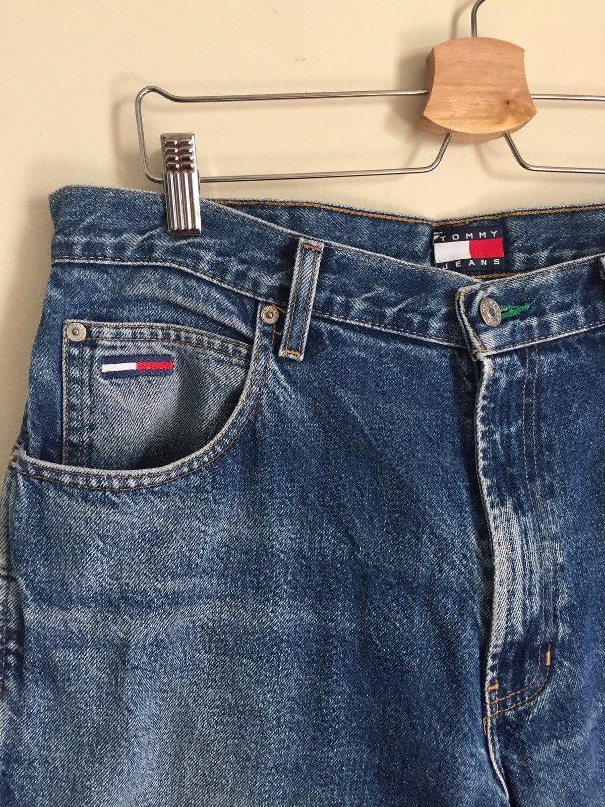 Tommy Hilfiger Tommy Hilfiger baggy workwear fatigue denim jeans Size US 34 / EU 50 - 2 Thumbnail