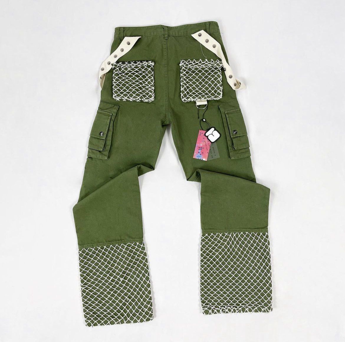 Japanese Brand Paynestar SKIN + BONES NET CARGOS Size US 30 / EU 46 - 2 Thumbnail