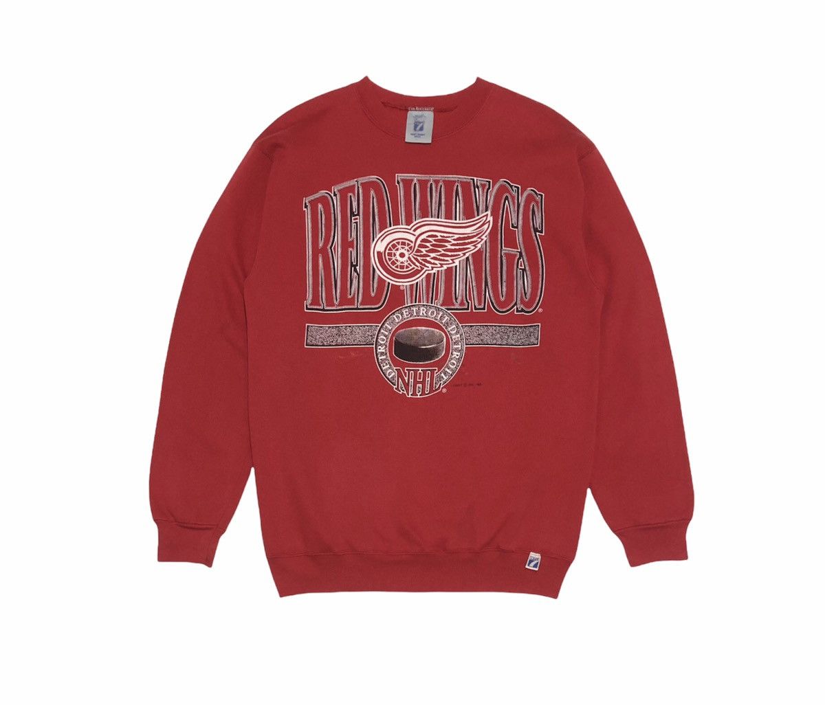 Red Wing 🔥Vtg Detroit Red Wings 1993 Logo 7 NHL Crewneck Sweatshirt Size US L / EU 52-54 / 3 - 1 Thumbnail