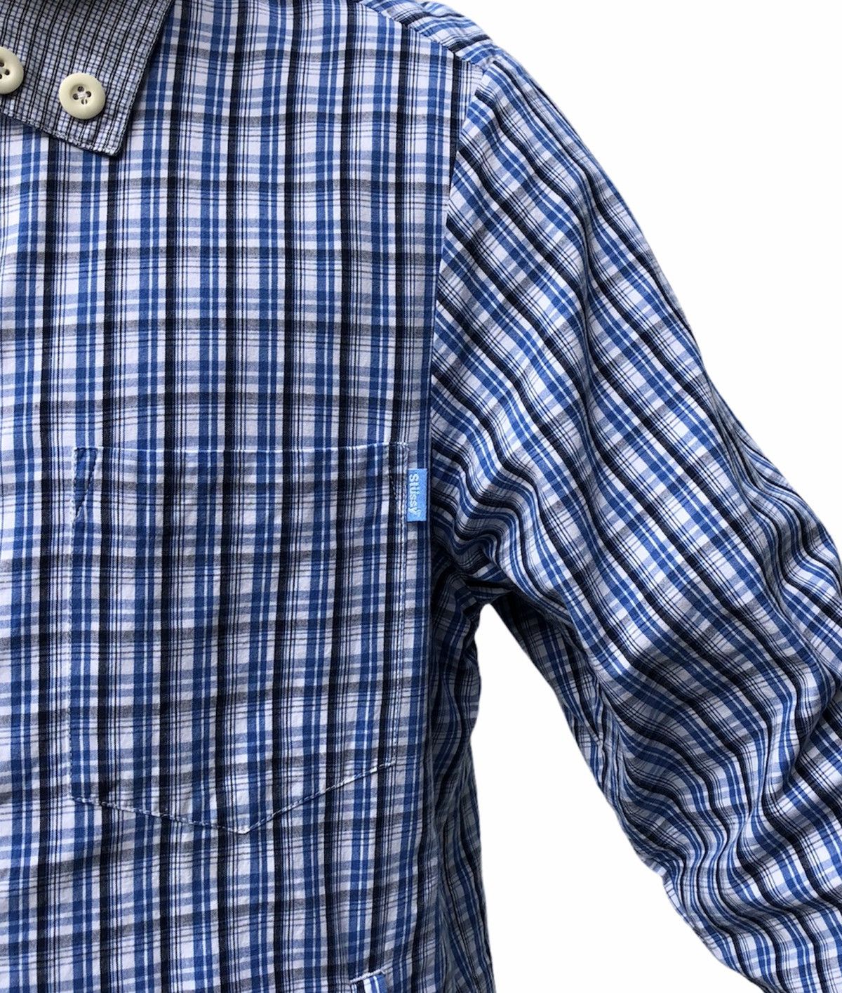 Stussy Stussy Mix Stripe Zip Up Work Reversible Jacket Size US M / EU 48-50 / 2 - 6 Thumbnail