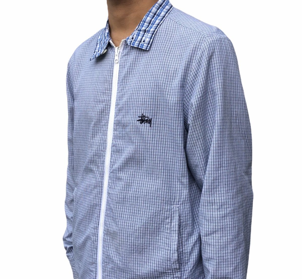 Stussy Stussy Mix Stripe Zip Up Work Reversible Jacket Size US M / EU 48-50 / 2 - 3 Thumbnail