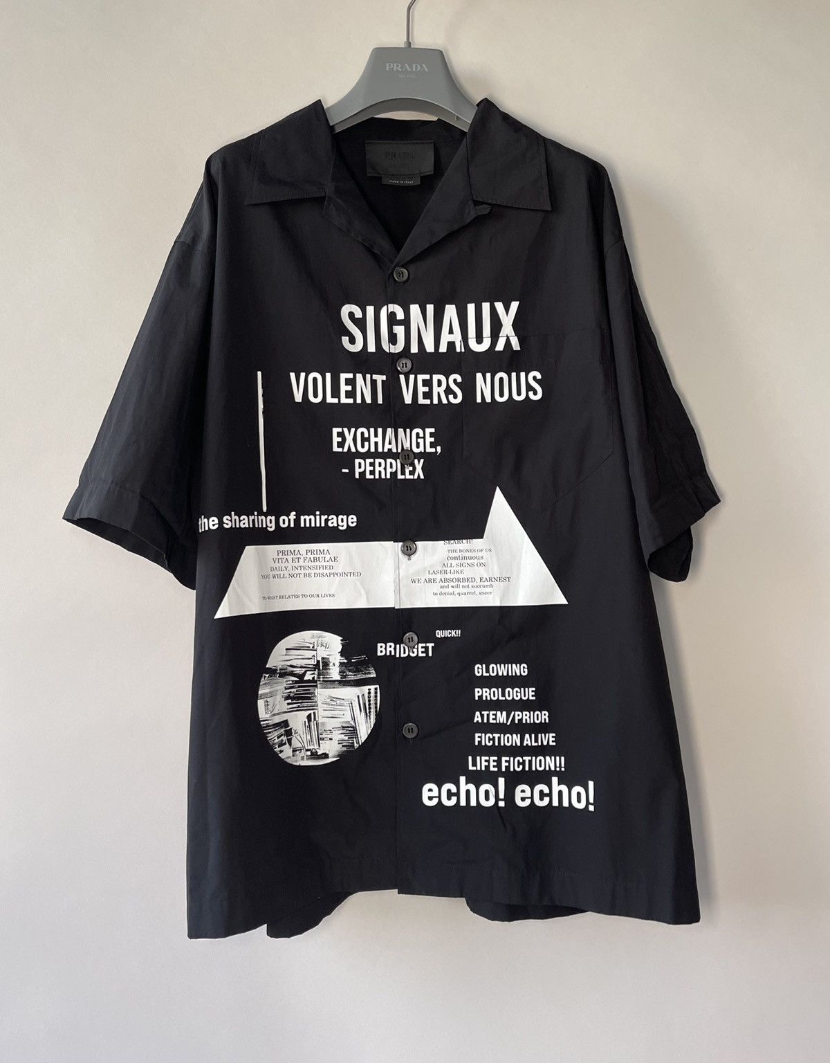 Prada Prada Signaux Bowling Shirt Size US XXL / EU 58 / 5 - 3 Thumbnail