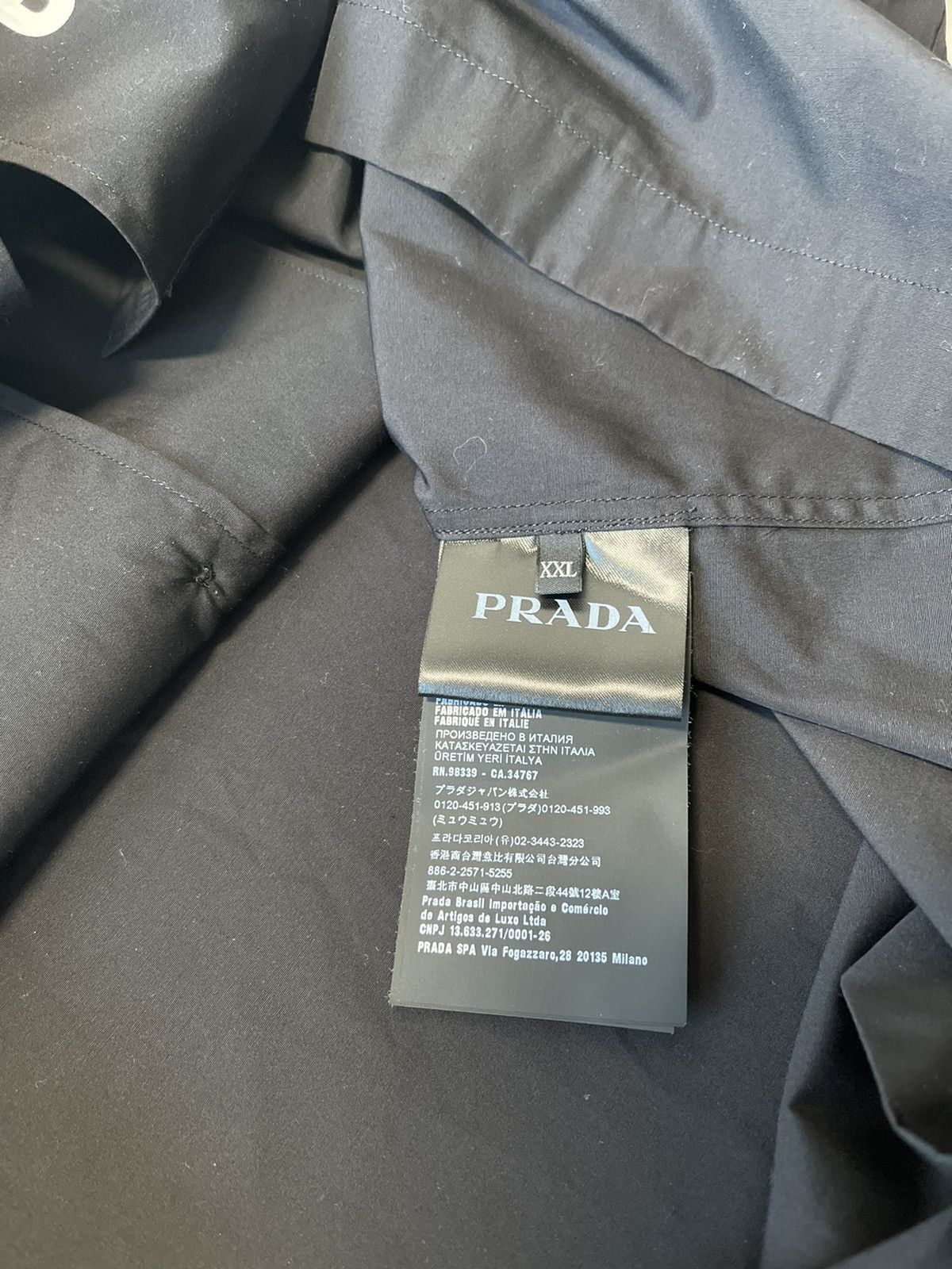 Prada Prada Signaux Bowling Shirt Size US XXL / EU 58 / 5 - 6 Thumbnail