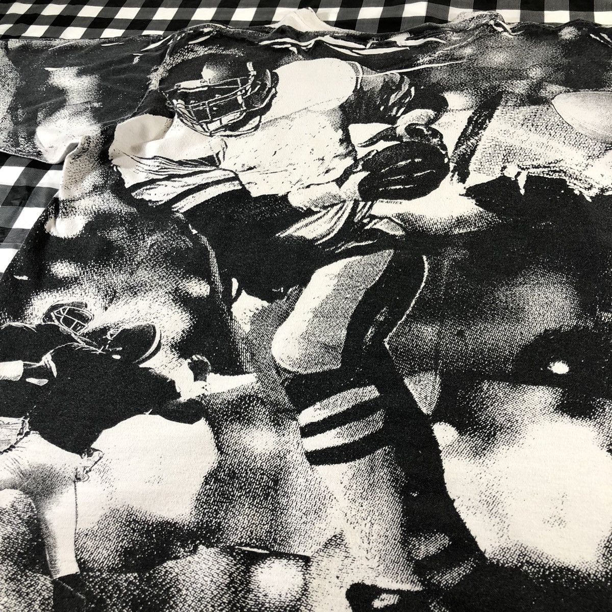 Oakland Raiders NFL Football All Over Print Vintage 90s