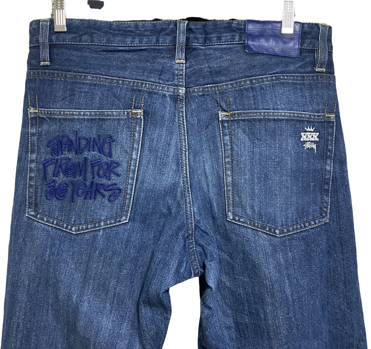 Stussy Stussy Anniversary Jeans XXX 'Standing Firm for 30 Years' Size US 34 / EU 50 - 5 Thumbnail