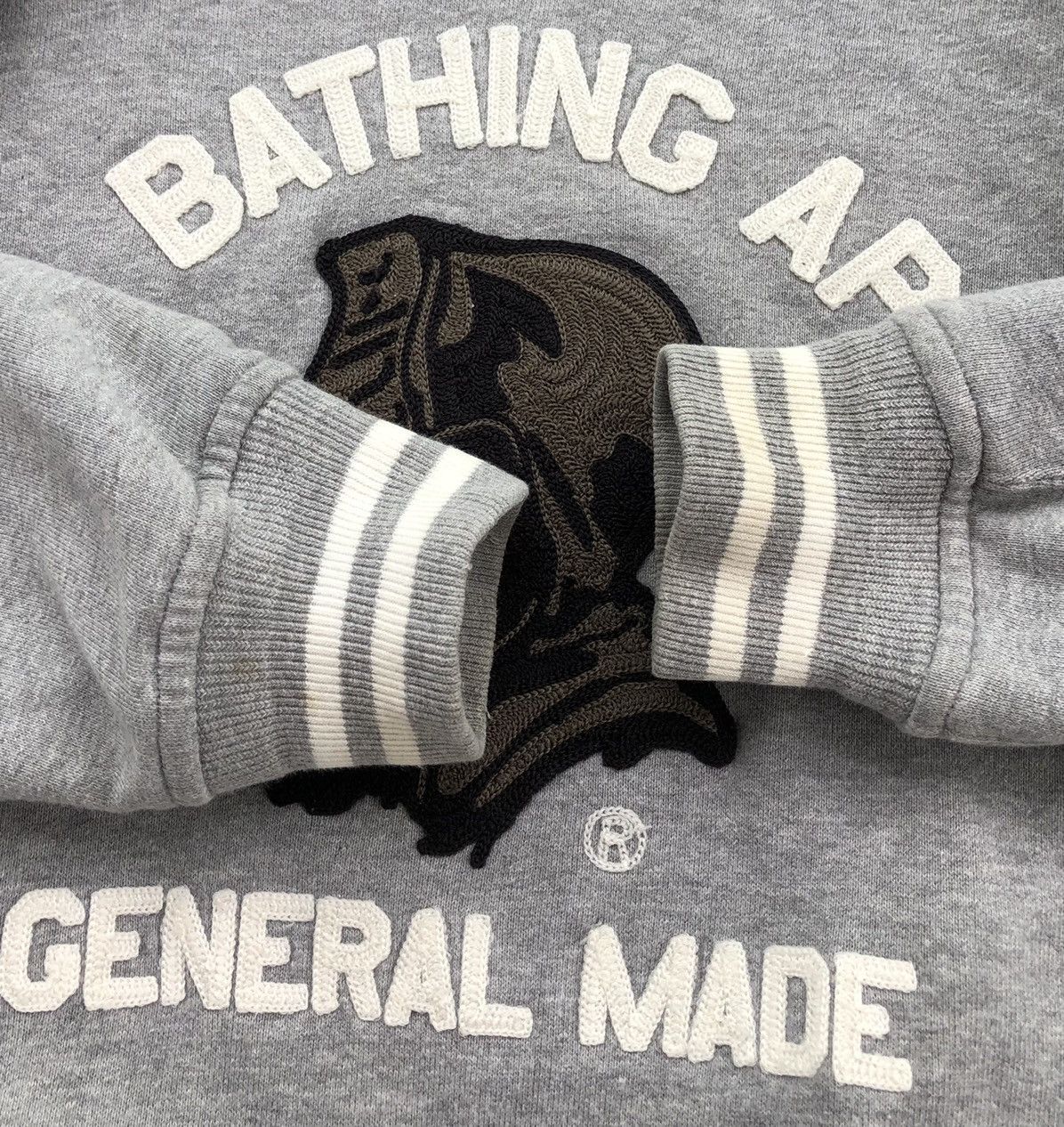 Bape OG A Bathing Ape General Made Varsity Jacket Size US M / EU 48-50 / 2 - 13 Thumbnail