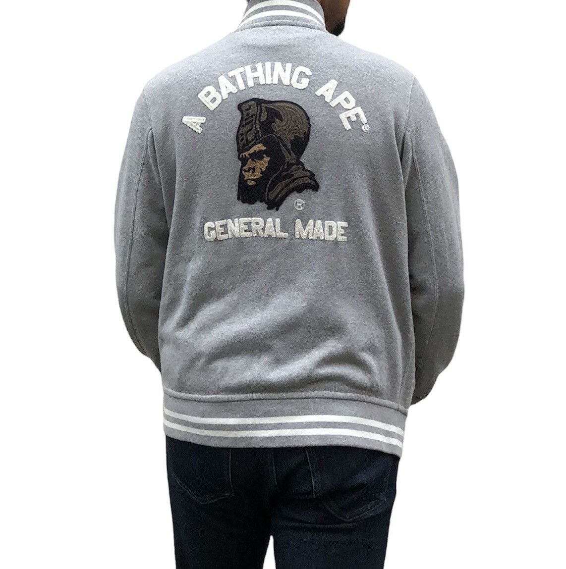 Bape OG A Bathing Ape General Made Varsity Jacket Size US M / EU 48-50 / 2 - 4 Thumbnail