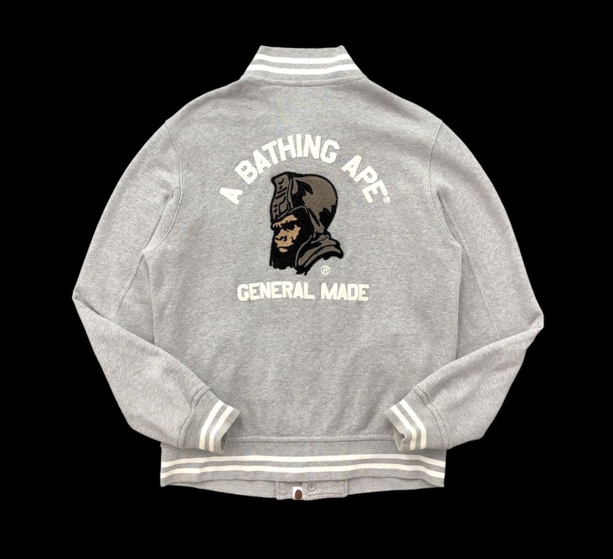 Bape OG A Bathing Ape General Made Varsity Jacket Size US M / EU 48-50 / 2 - 1 Thumbnail