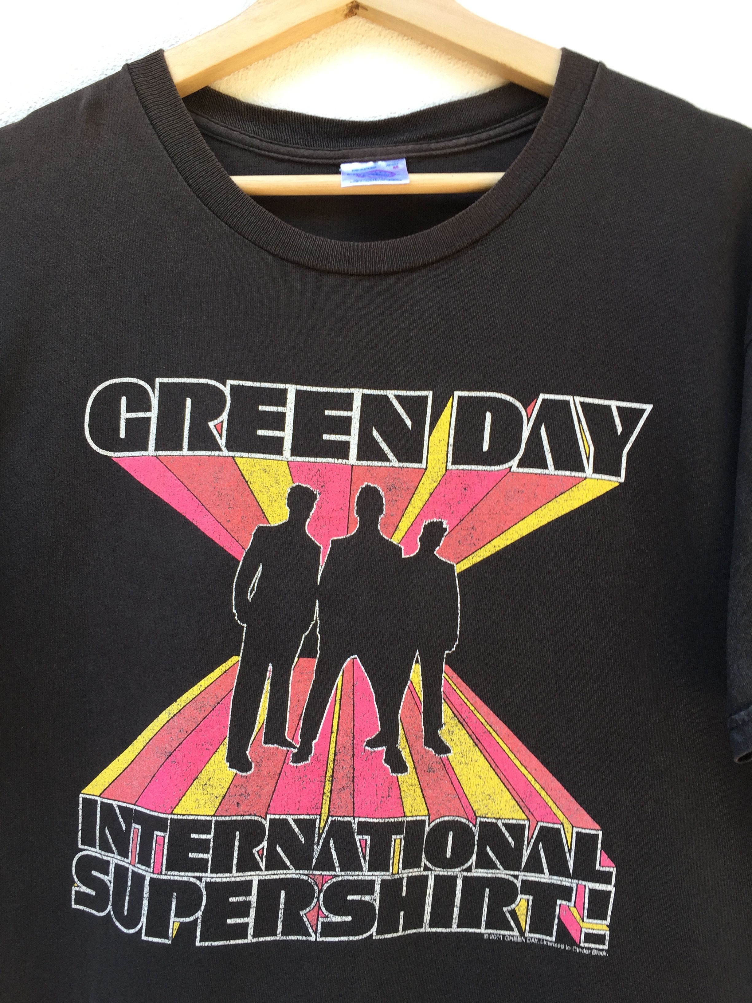 Band Tees Vintage Green Day International Supershirt 2001AmericanPunk Size US M / EU 48-50 / 2 - 7 Thumbnail