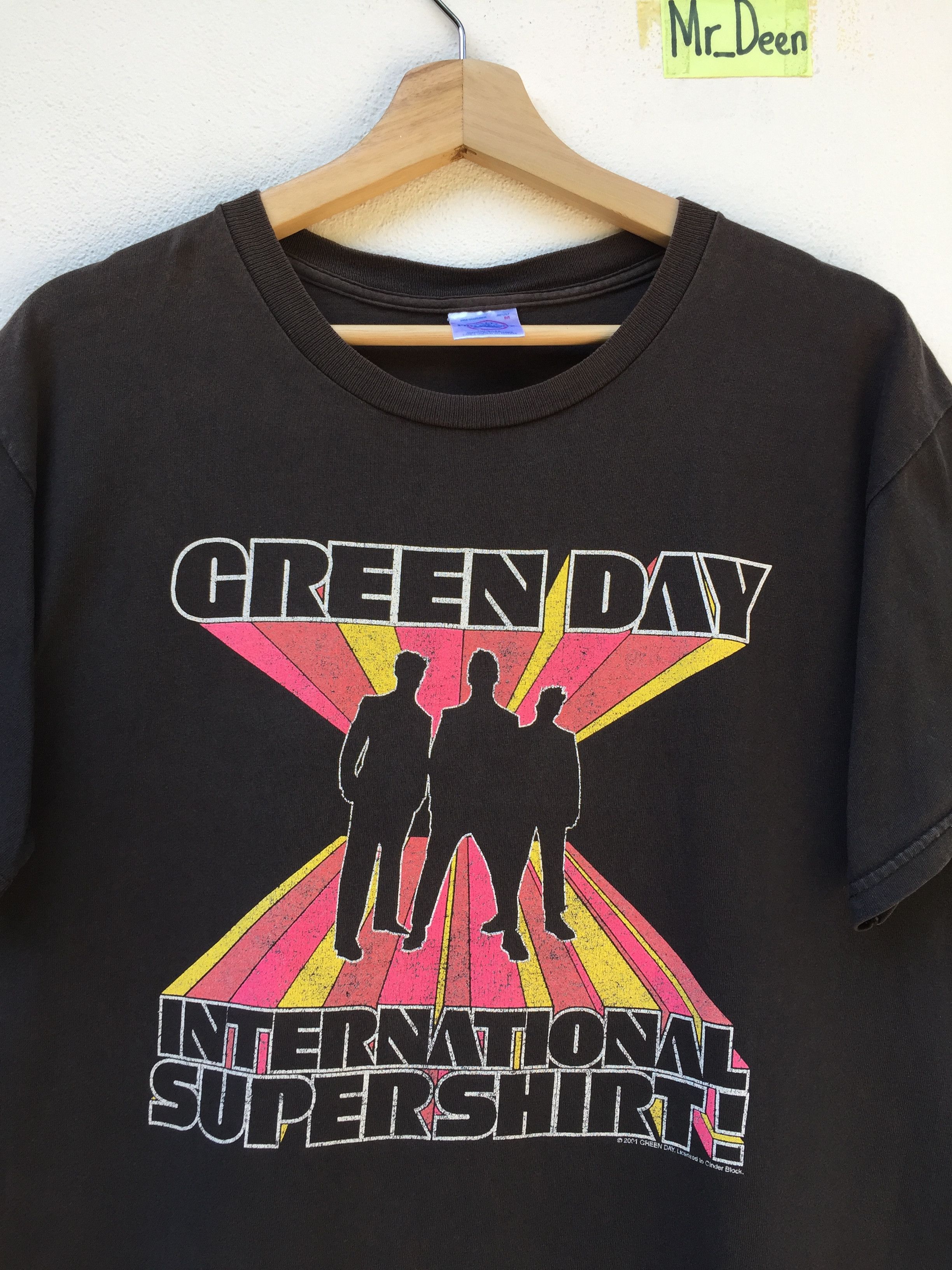 Band Tees Vintage Green Day International Supershirt 2001AmericanPunk Size US M / EU 48-50 / 2 - 5 Thumbnail