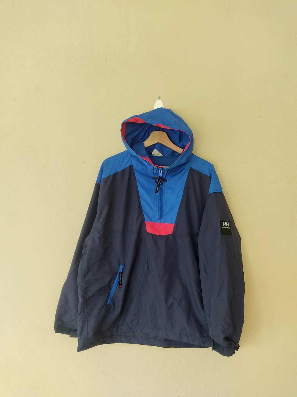 Helly Hansen × Vintage Vintage Helly Hansen Norway Anorak Oversized Jacket Size US L / EU 52-54 / 3 - 1 Thumbnail