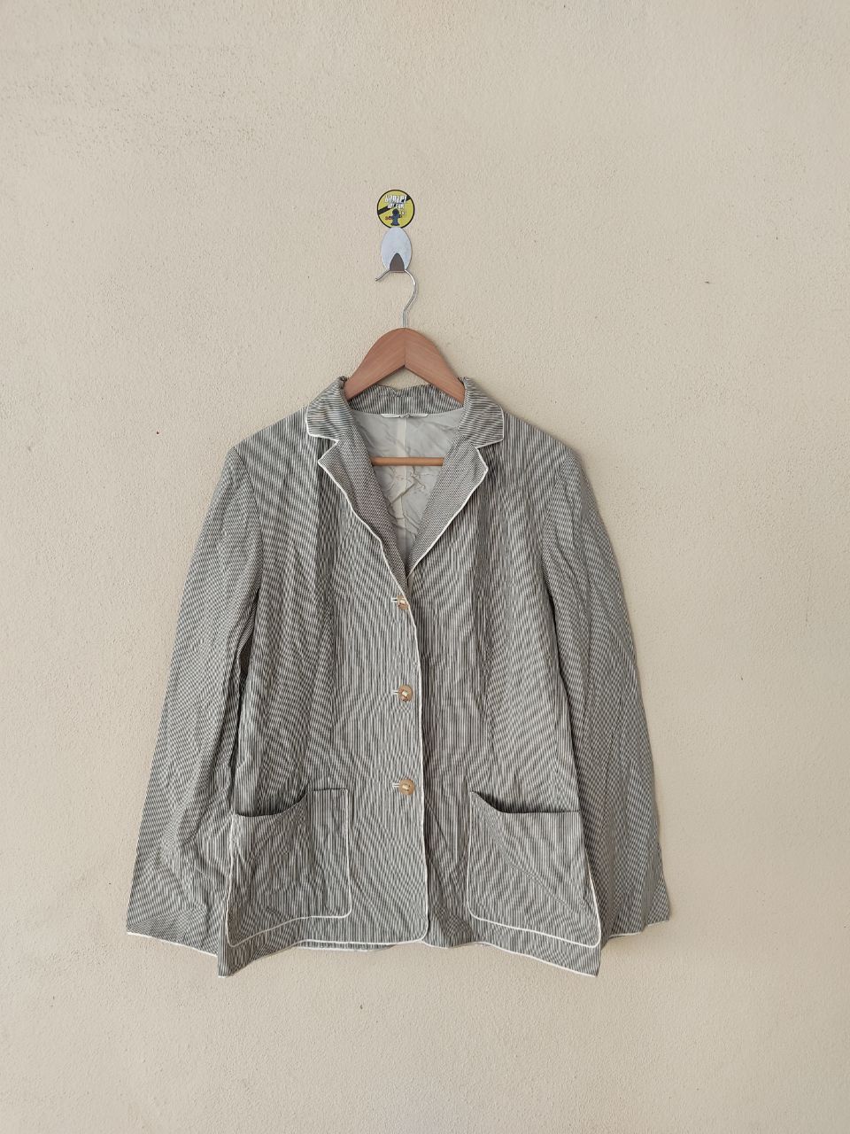 Lanvin × Vintage VINTAGE LANVIN STRIPE JACKET Size US M / EU 48-50 / 2 - 1 Thumbnail