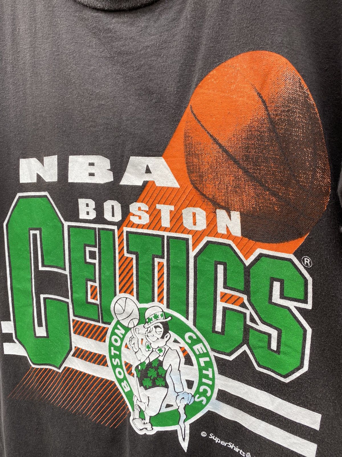 NBA Vintage 90s NBA x BOSTON CELTICS with Signatures by Changes Size US M / EU 48-50 / 2 - 7 Thumbnail