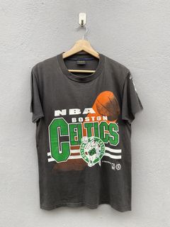 Boston Celtics Vintage T Shirt Adult M Green NBA Basketball Retro 90s USA