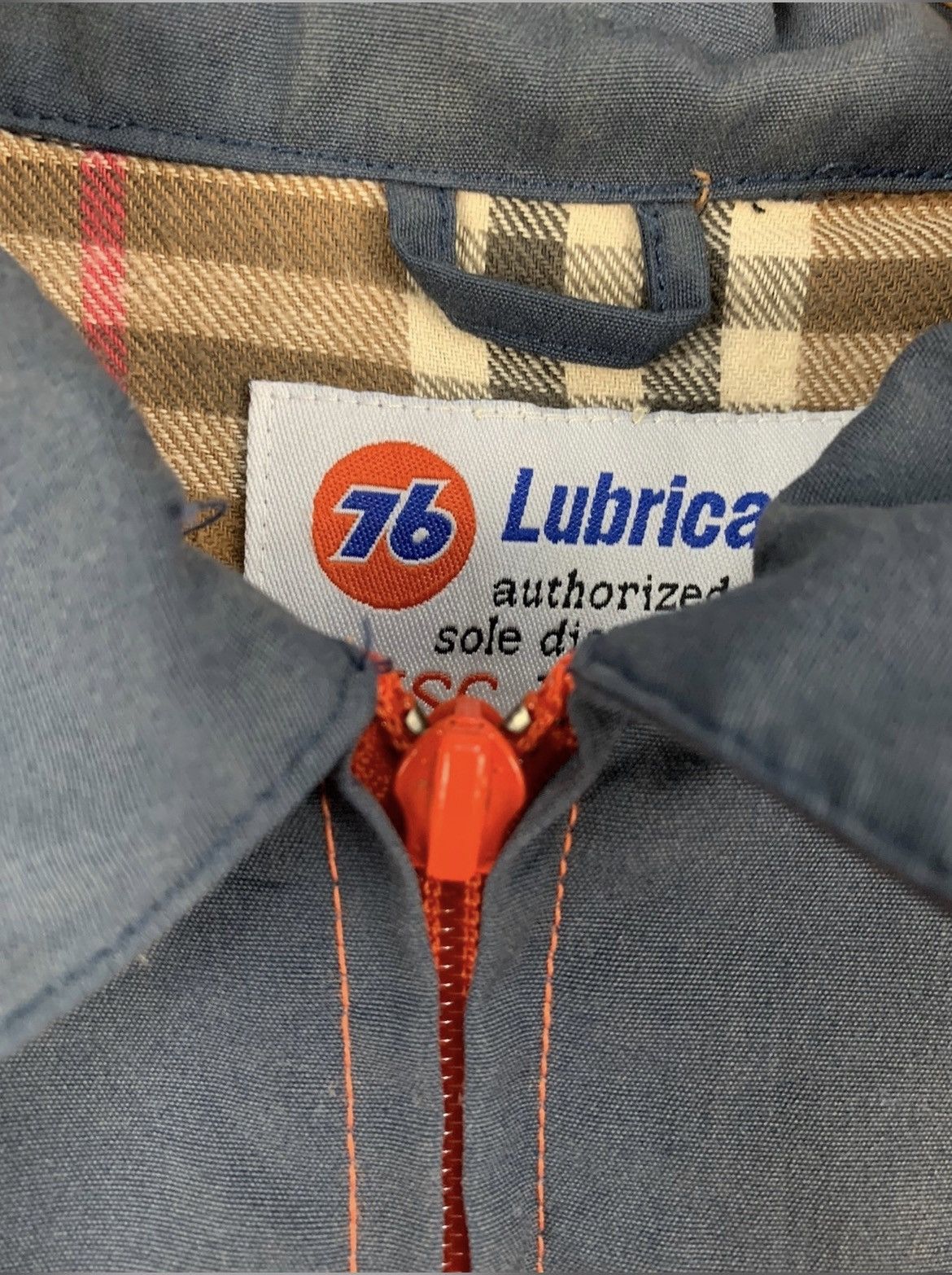 76 Union Racing Trucker Jacket Orange