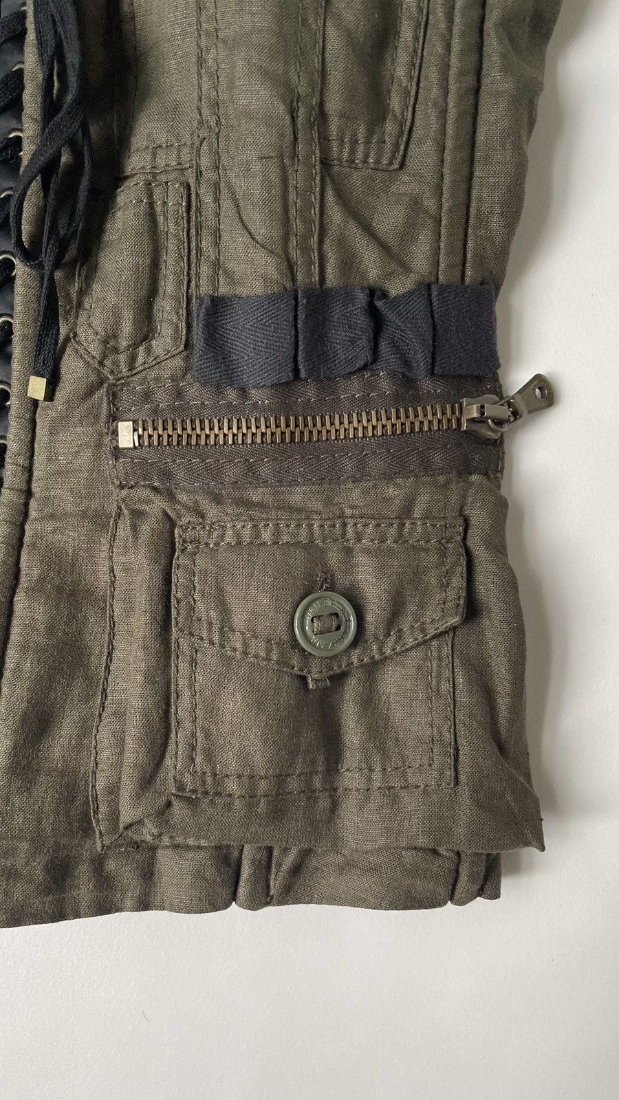 Dolce & Gabbana S/S 03 Green ‘Cargo’ Corset Size M / US 6-8 / IT 42-44 - 4 Thumbnail