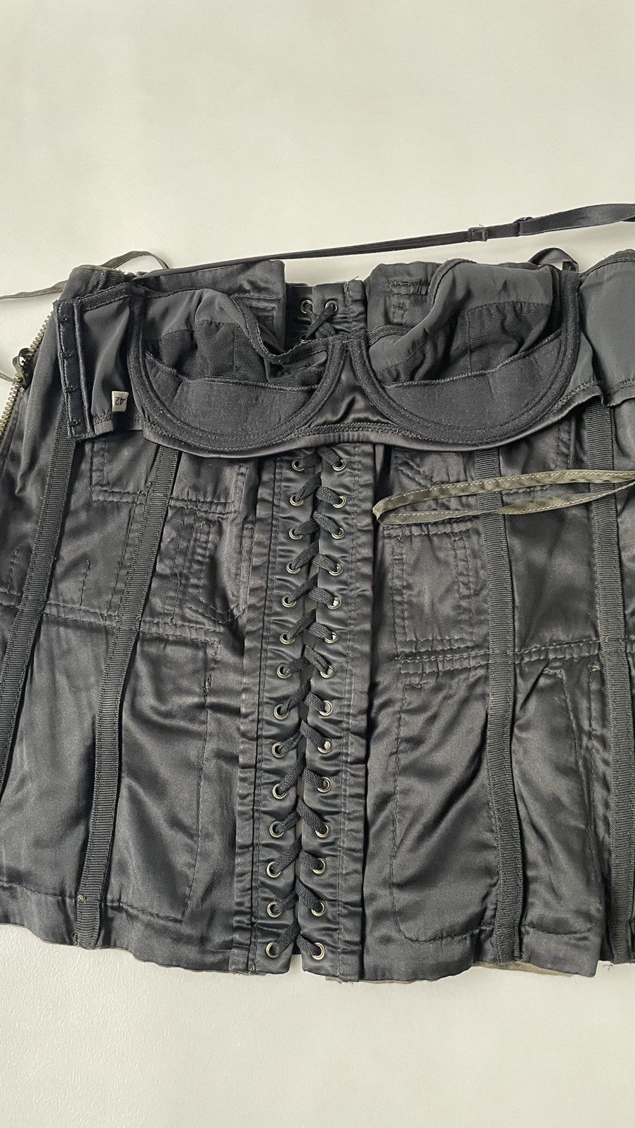 Dolce & Gabbana S/S 03 Green ‘Cargo’ Corset Size M / US 6-8 / IT 42-44 - 7 Thumbnail