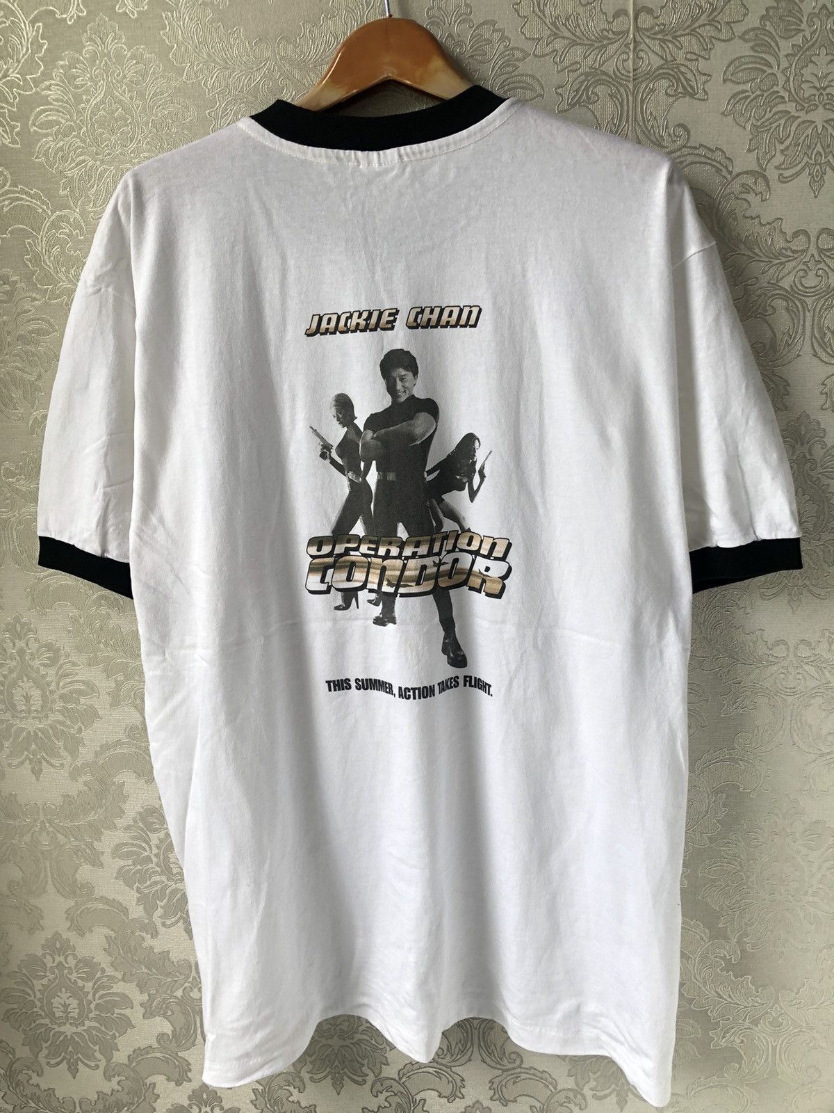 image of Anvil x Movie Vintage Jackie Chan Movie Operation Condor in White, Men's (Size XL)