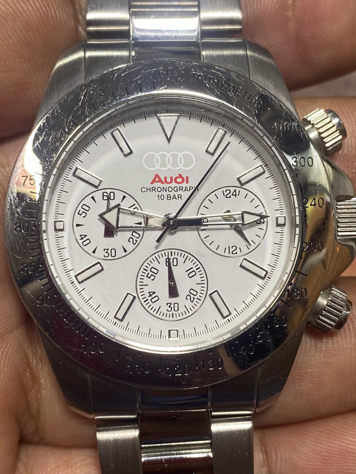 Audi AUDI MENS CHRONOGRAPH QUARTZ WATCH Size ONE SIZE - 2 Thumbnail