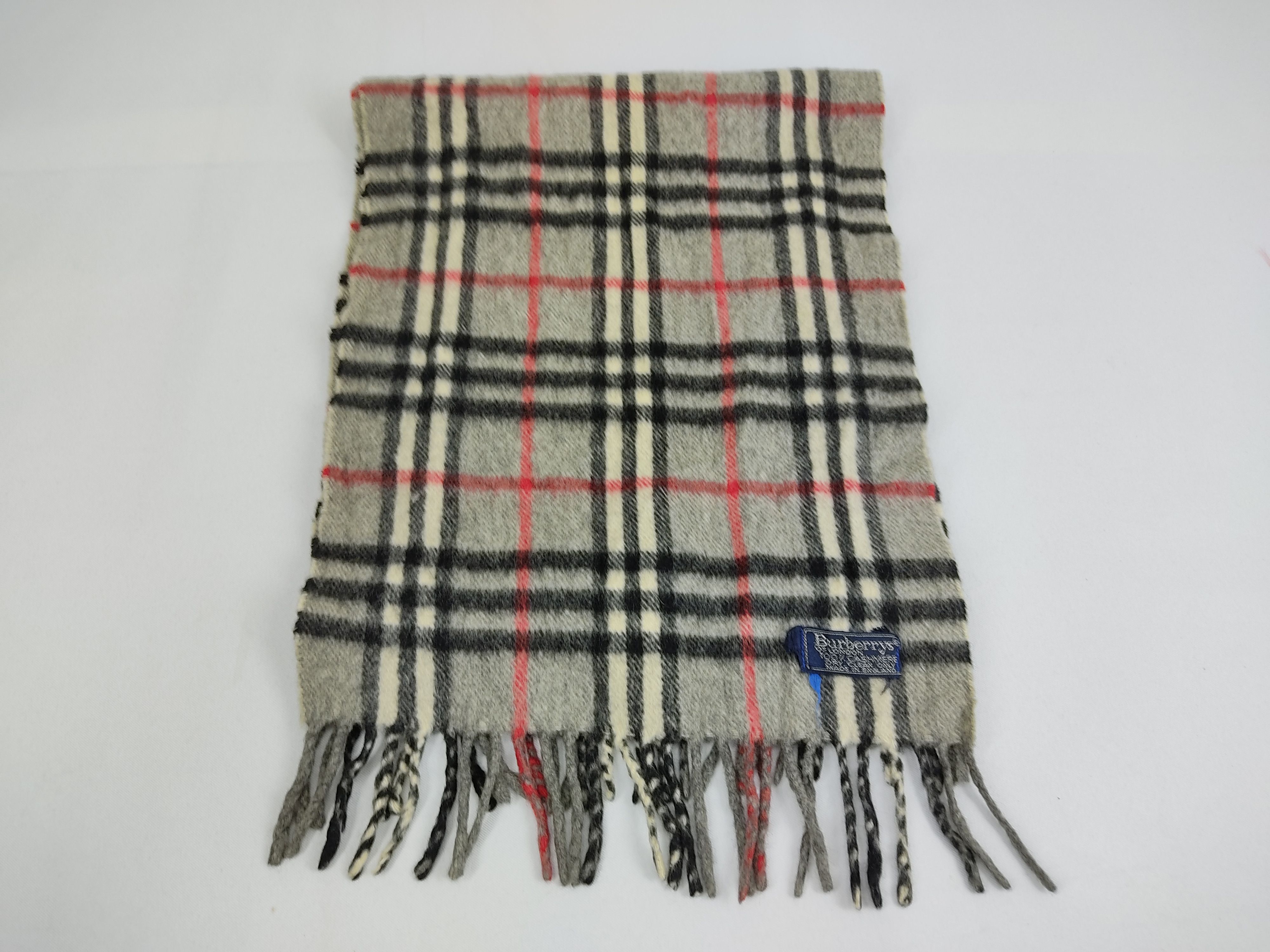 Burberry BURBERRY Burberrys London 100% Cashmere England Nova Check Size ONE SIZE - 2 Thumbnail