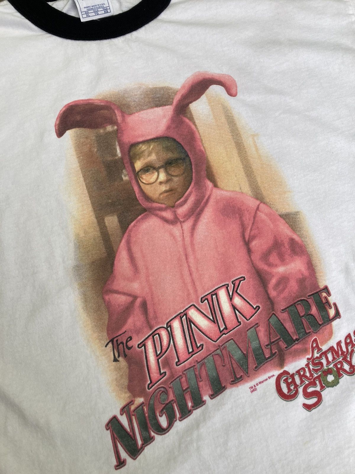 Vintage Vintage a Christmas story the pink nightmare t shirt Size US XL / EU 56 / 4 - 2 Thumbnail