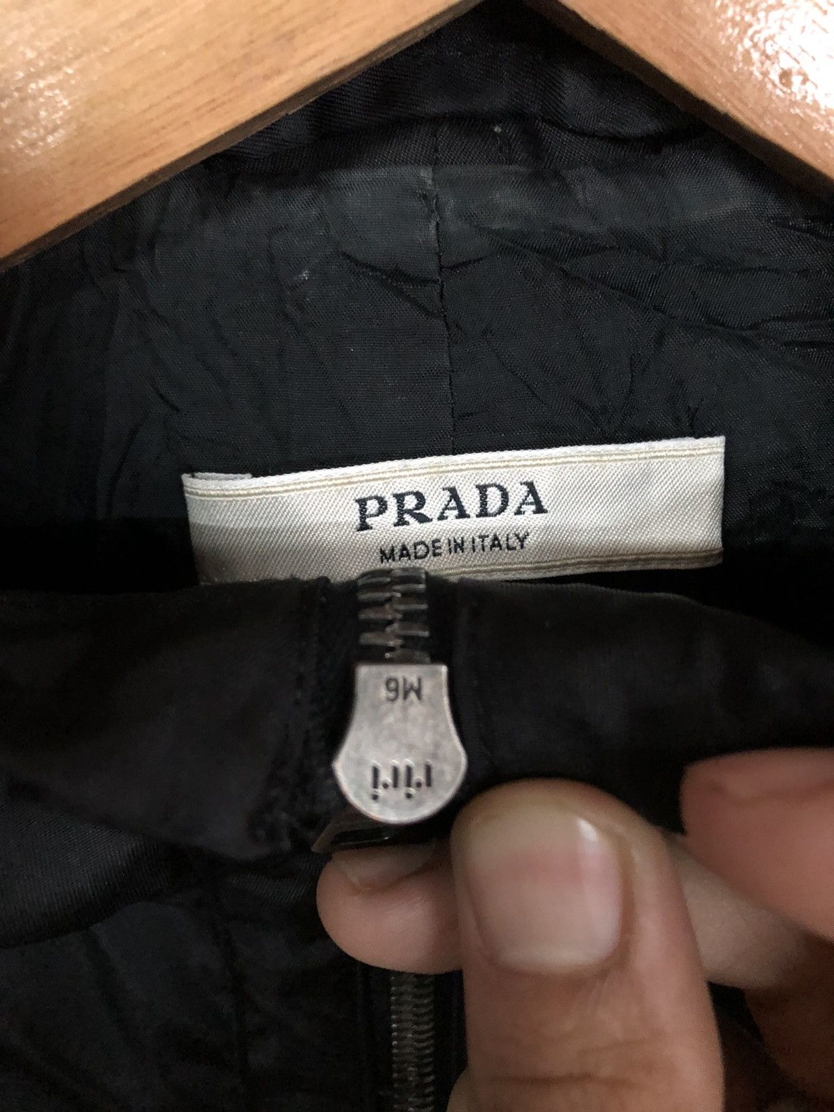 Prada Authentic Prada Nylon Hoodie Zipper Riri Jacket Size US XS / EU 42 / 0 - 9 Thumbnail