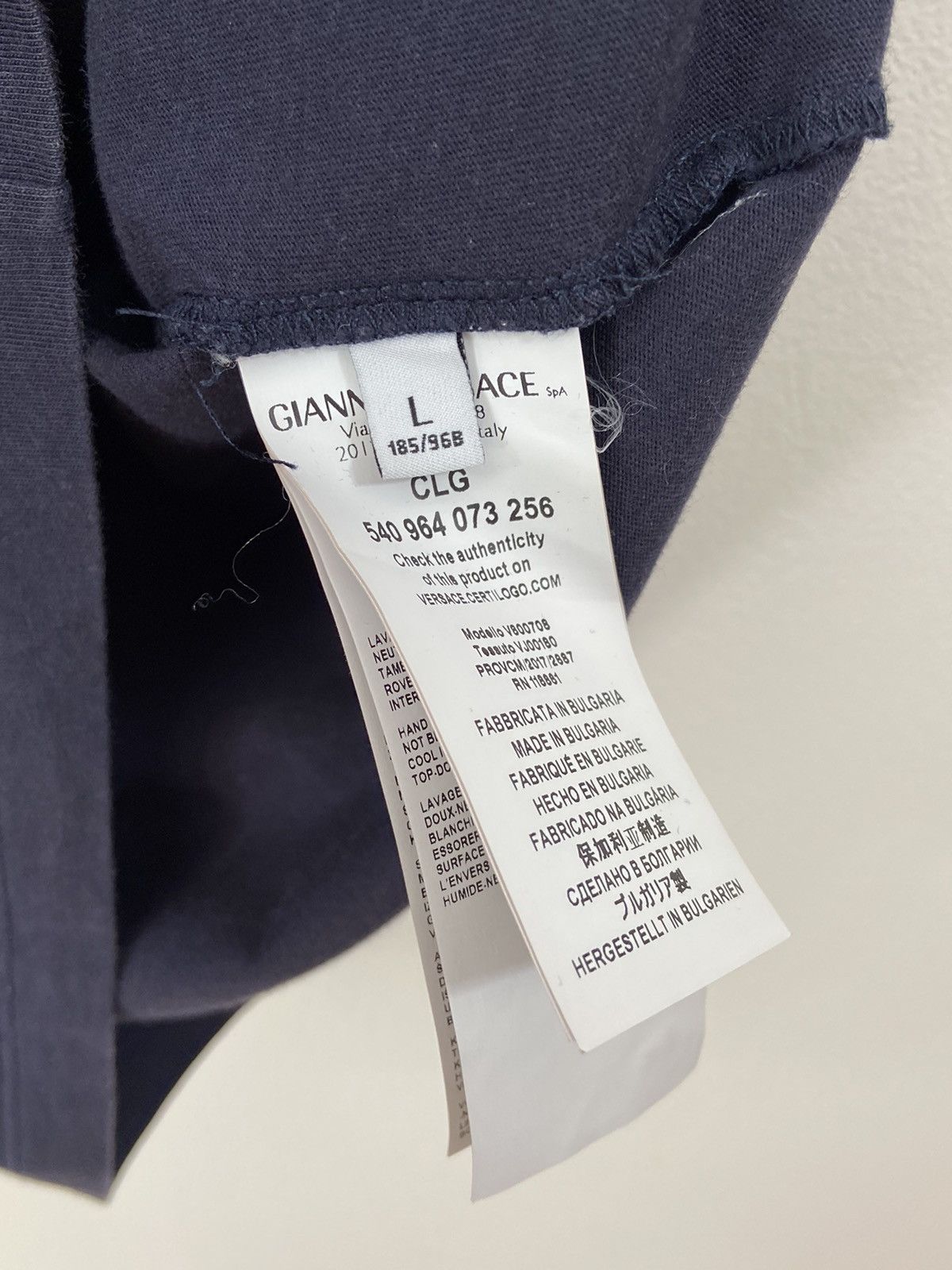 Versace Versace Collection Shirt Polo Size US L / EU 52-54 / 3 - 14 Thumbnail