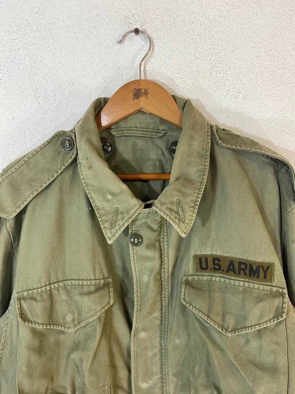Vintage Vintage Us Army Heavy Jacket Parka Distressed talon zipper Size US L / EU 52-54 / 3 - 5 Thumbnail