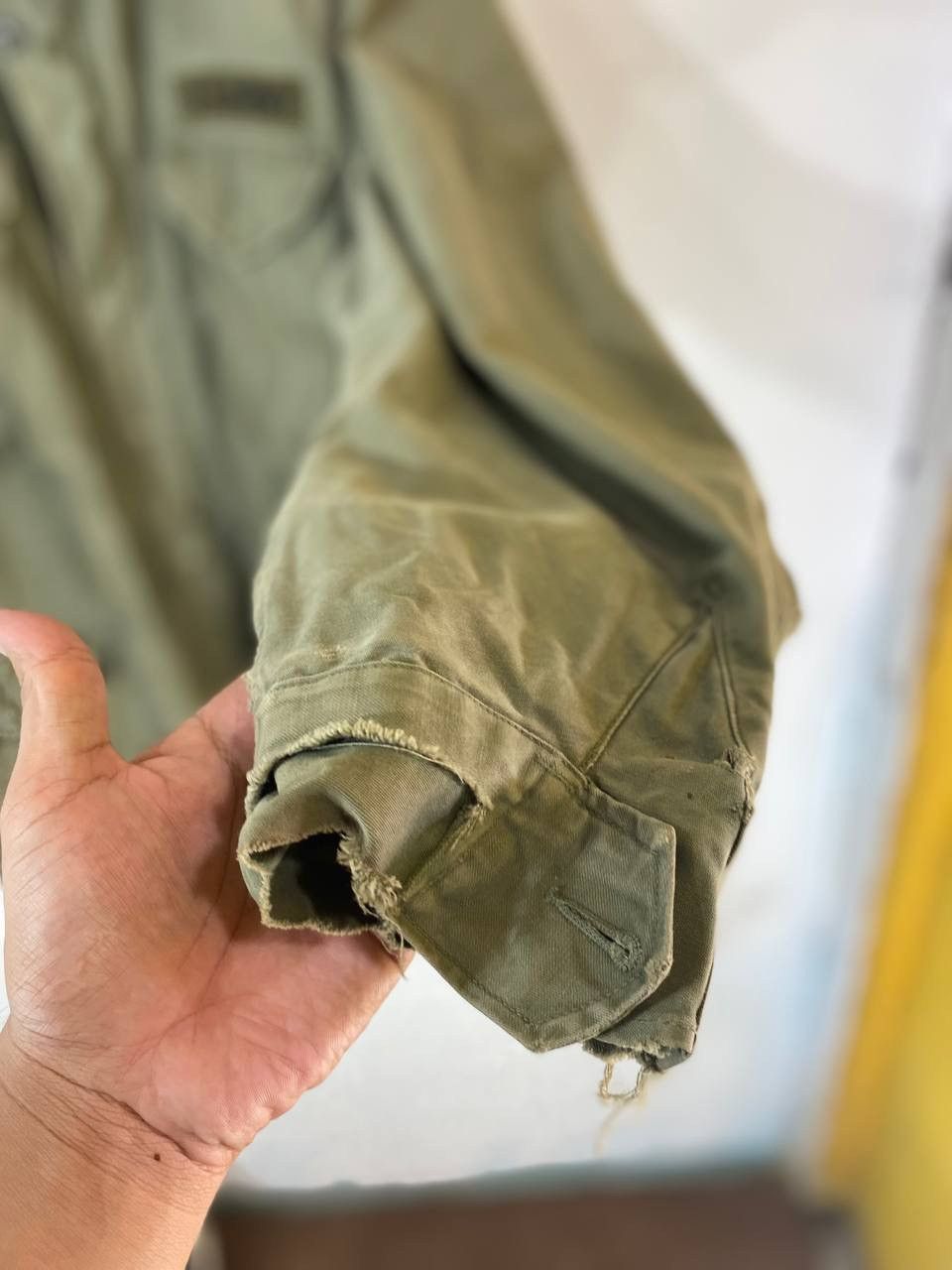 Vintage Vintage Us Army Heavy Jacket Parka Distressed talon zipper Size US L / EU 52-54 / 3 - 14 Thumbnail