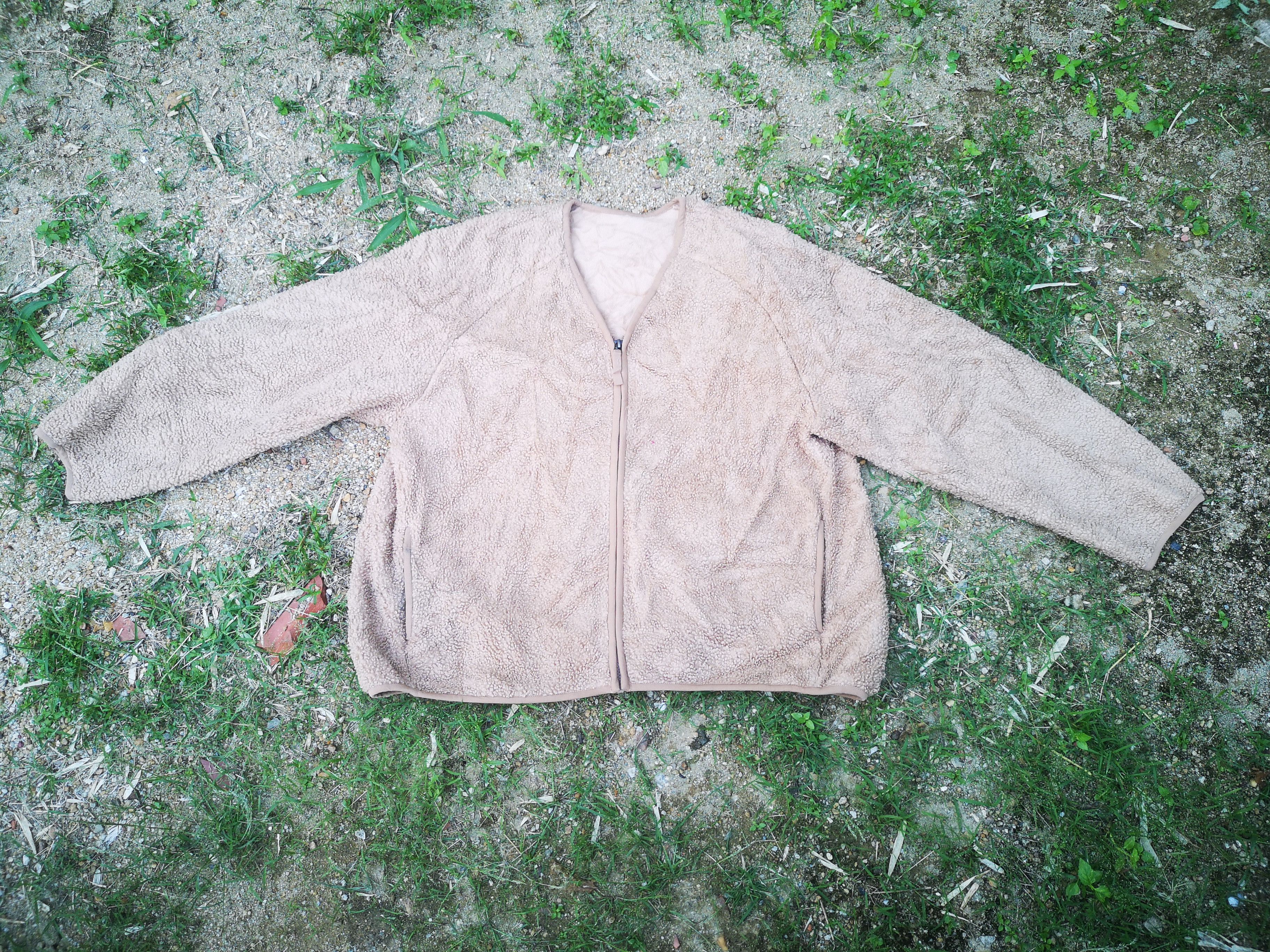 Uniqlo Uniqlo Cardigan Sherpa Fleece Zipper Size US XL / EU 56 / 4 - 3 Thumbnail