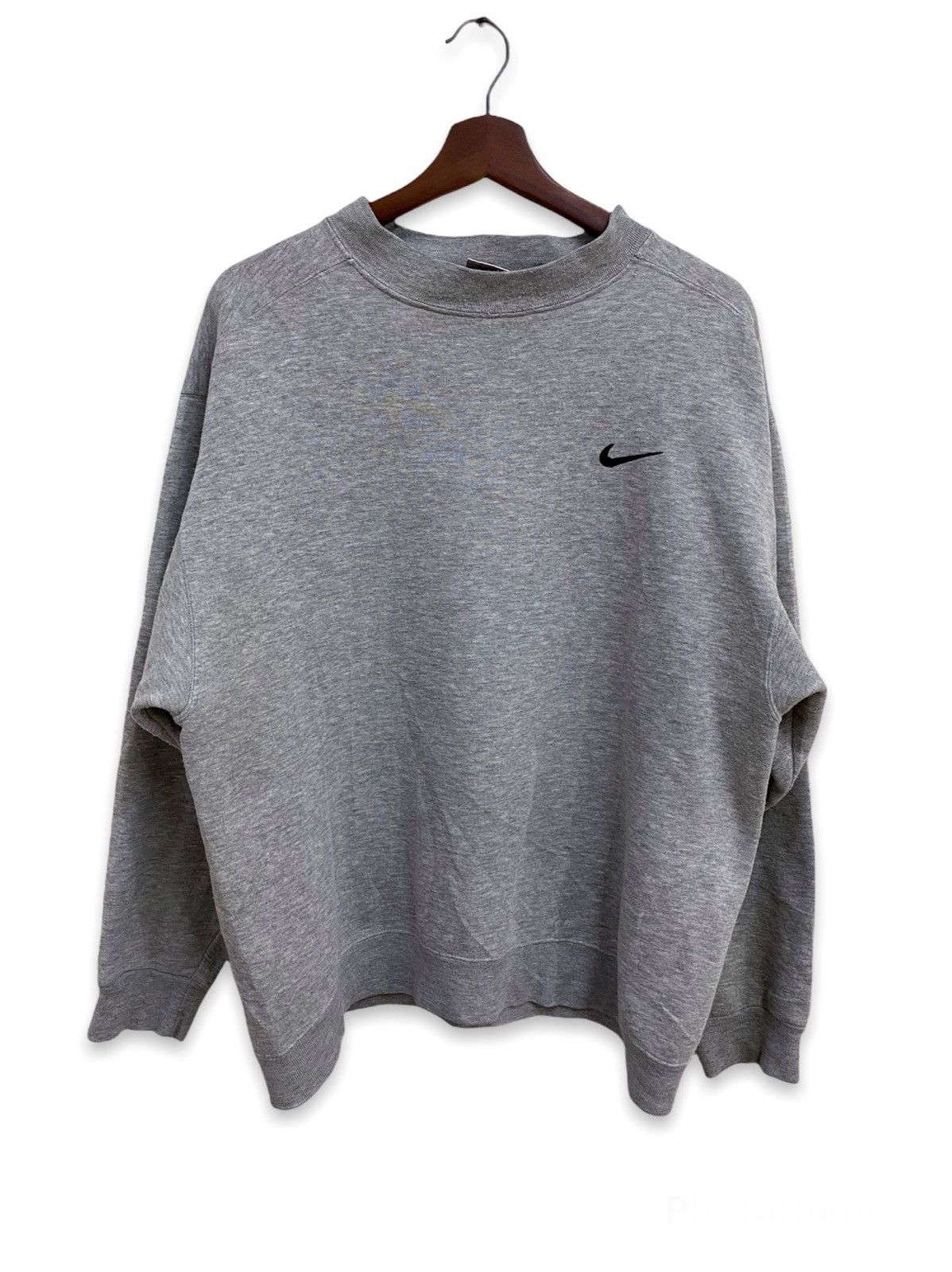 Nike Vintage Nike Small Swoosh Thin Sweatshirt Size US M / EU 48-50 / 2 - 1 Thumbnail