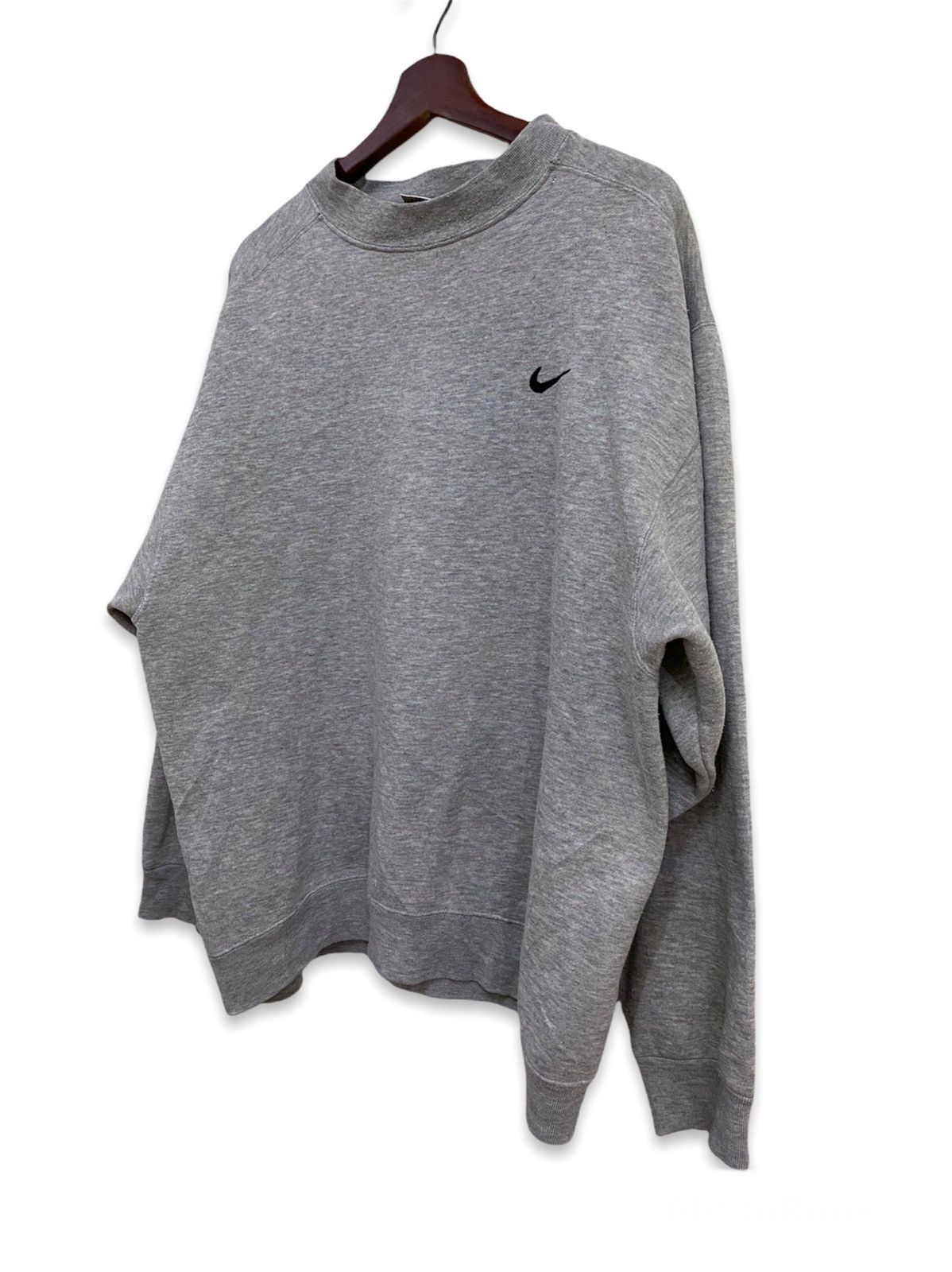 Nike Vintage Nike Small Swoosh Thin Sweatshirt Size US M / EU 48-50 / 2 - 2 Thumbnail