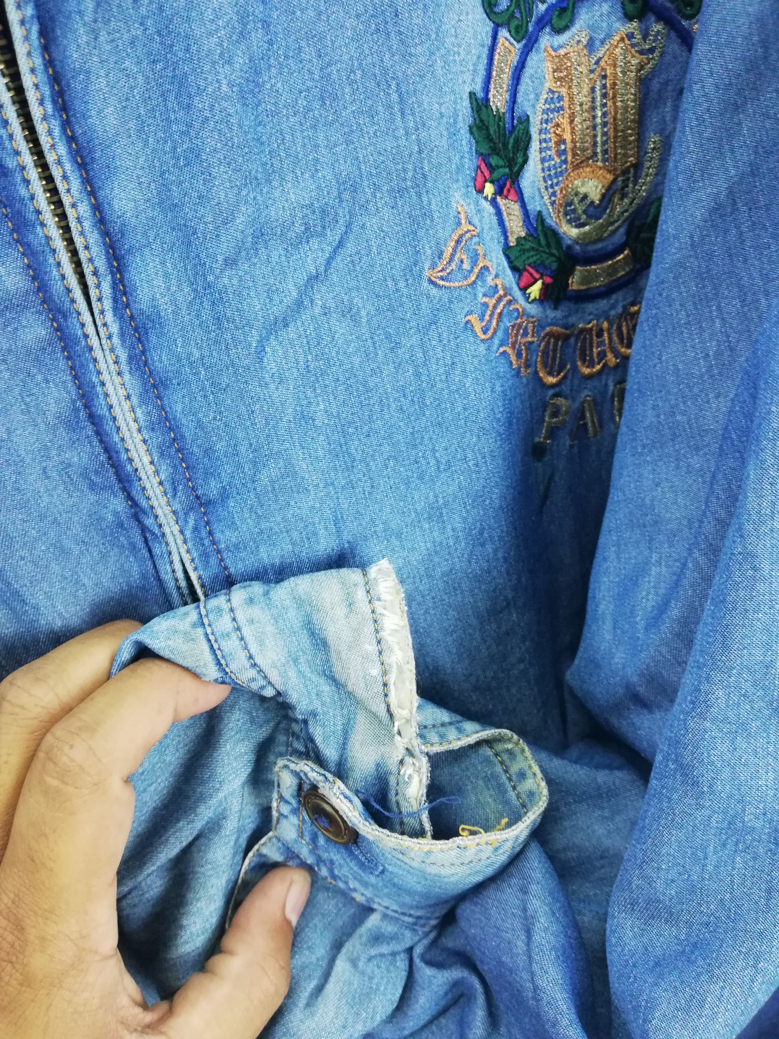 Japanese Brand × Vintage Big Logo Manches Eagle Paris Vintage Jacket #0010 Size US XXL / EU 58 / 5 - 5 Thumbnail