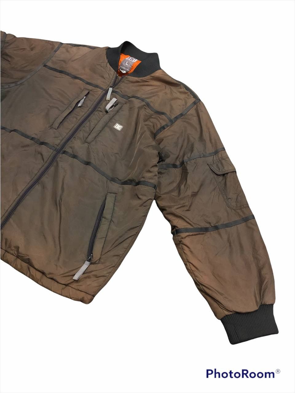 DC × Designer Brown Faded Dc Windbraker Size US L / EU 52-54 / 3 - 6 Thumbnail