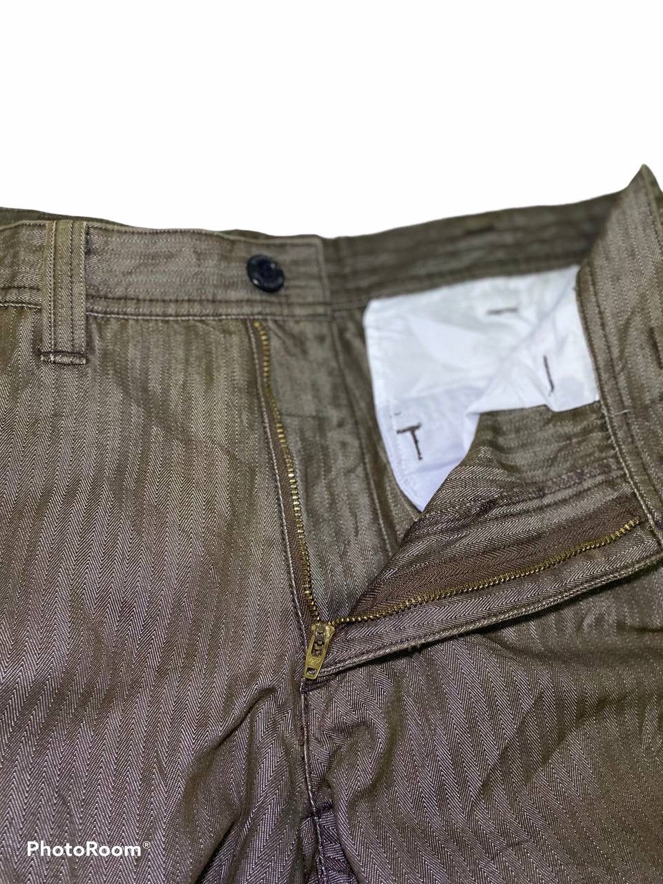Japanese Brand Burtle japanese brand herringbone cargo pants multi pocket Size US 32 / EU 48 - 7 Thumbnail