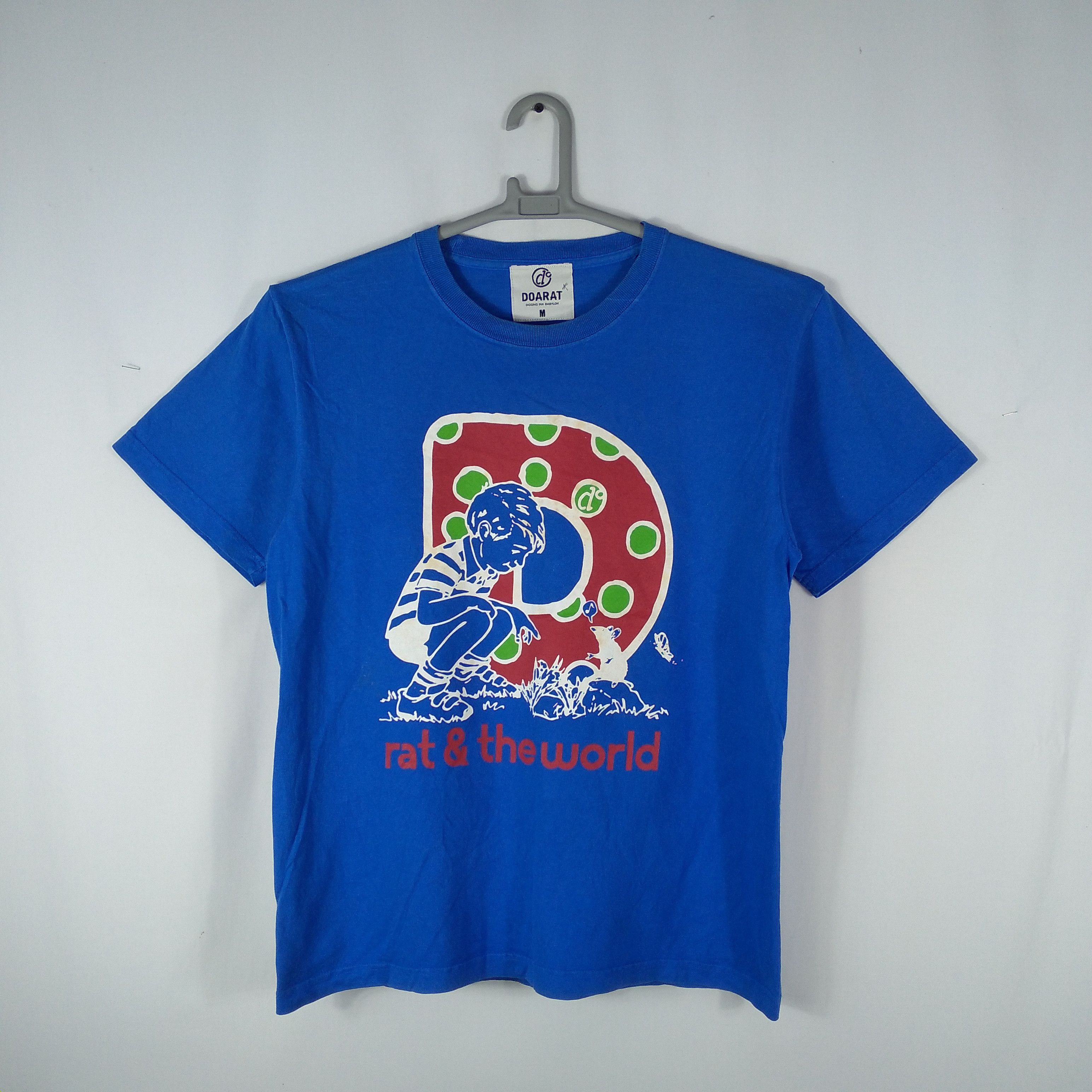 Babylon × Japanese Brand × Vintage Japanese Brand Doarat Rat & The Blue Big Print Tee Size US M / EU 48-50 / 2 - 1 Thumbnail