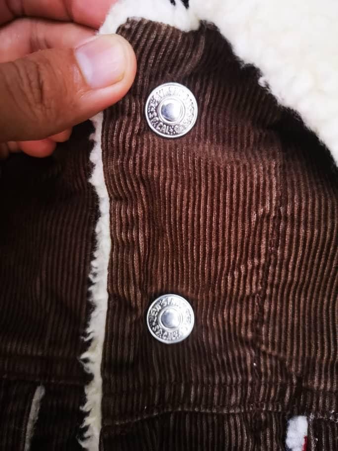 Levi's × Levi's Vintage Clothing × Vintage Levi's Corduroy Sherpa Jacket Size US L / EU 52-54 / 3 - 6 Thumbnail