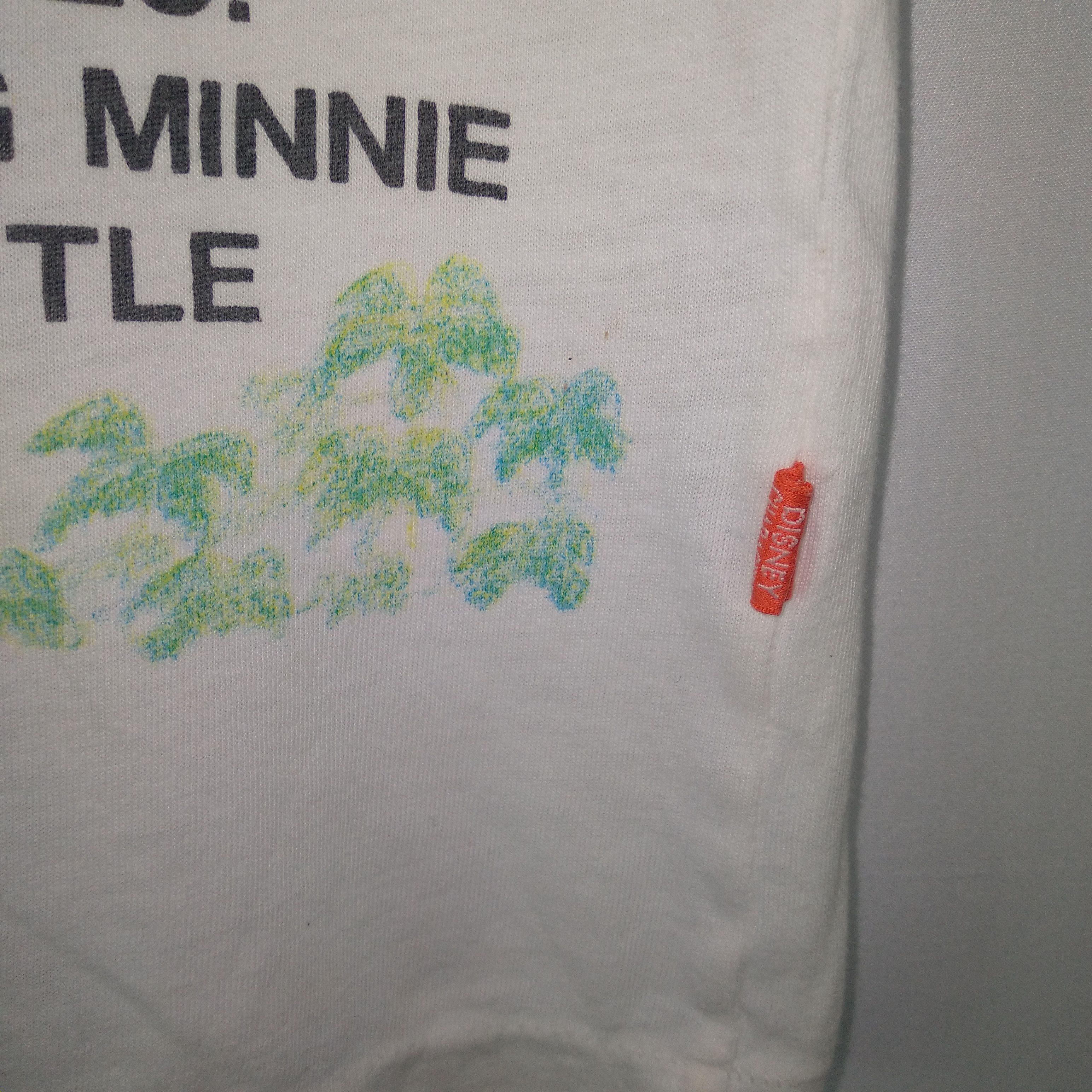 Disney × Mickey Mouse × Vintage Vintage 90s Mickey And Minnie Mouse Colourful Overprint Tee Size US M / EU 48-50 / 2 - 11 Thumbnail