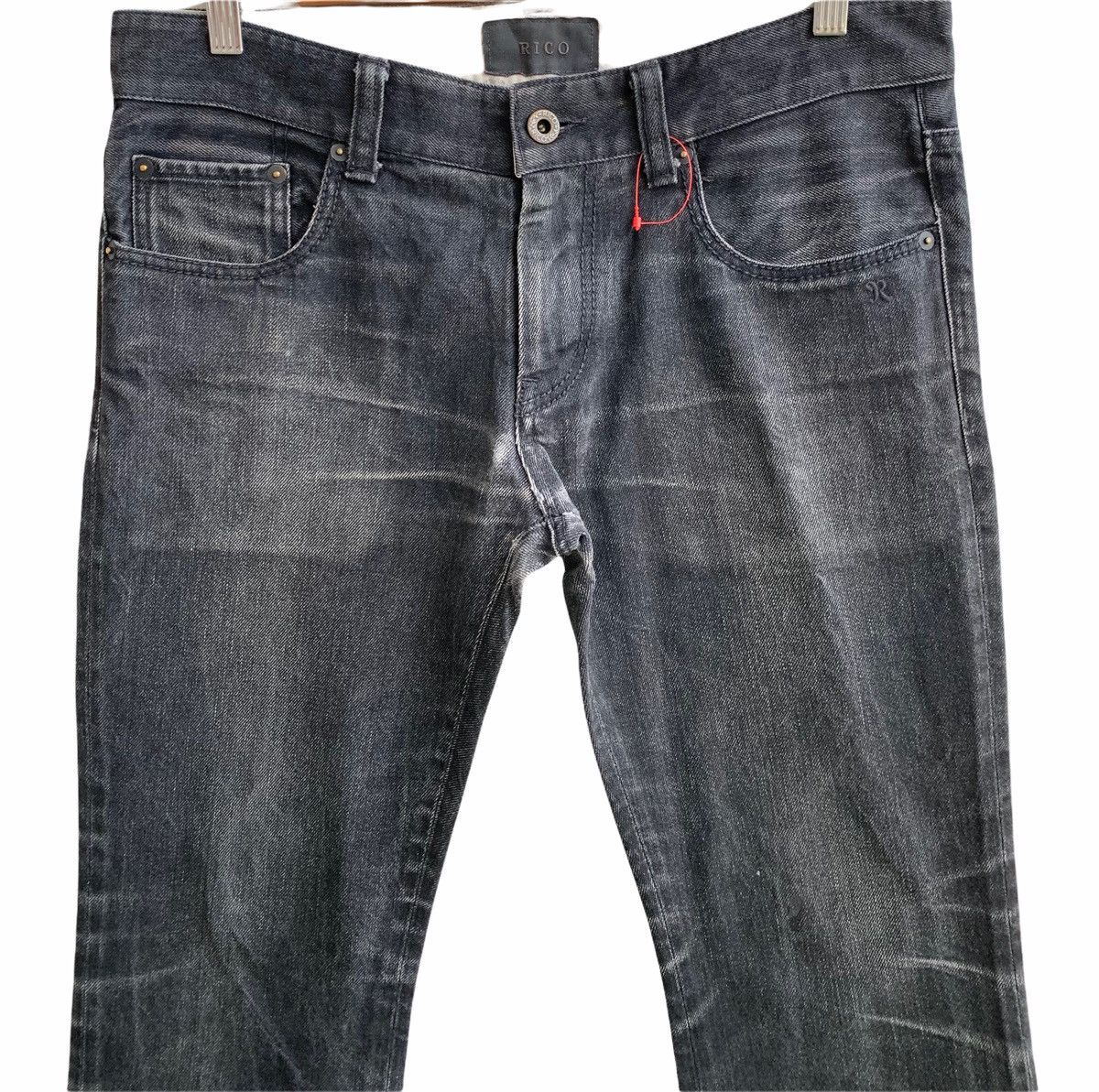 Japanese Brand Vintage Rico Distressed Denim Jeans Size US 33 - 7 Thumbnail