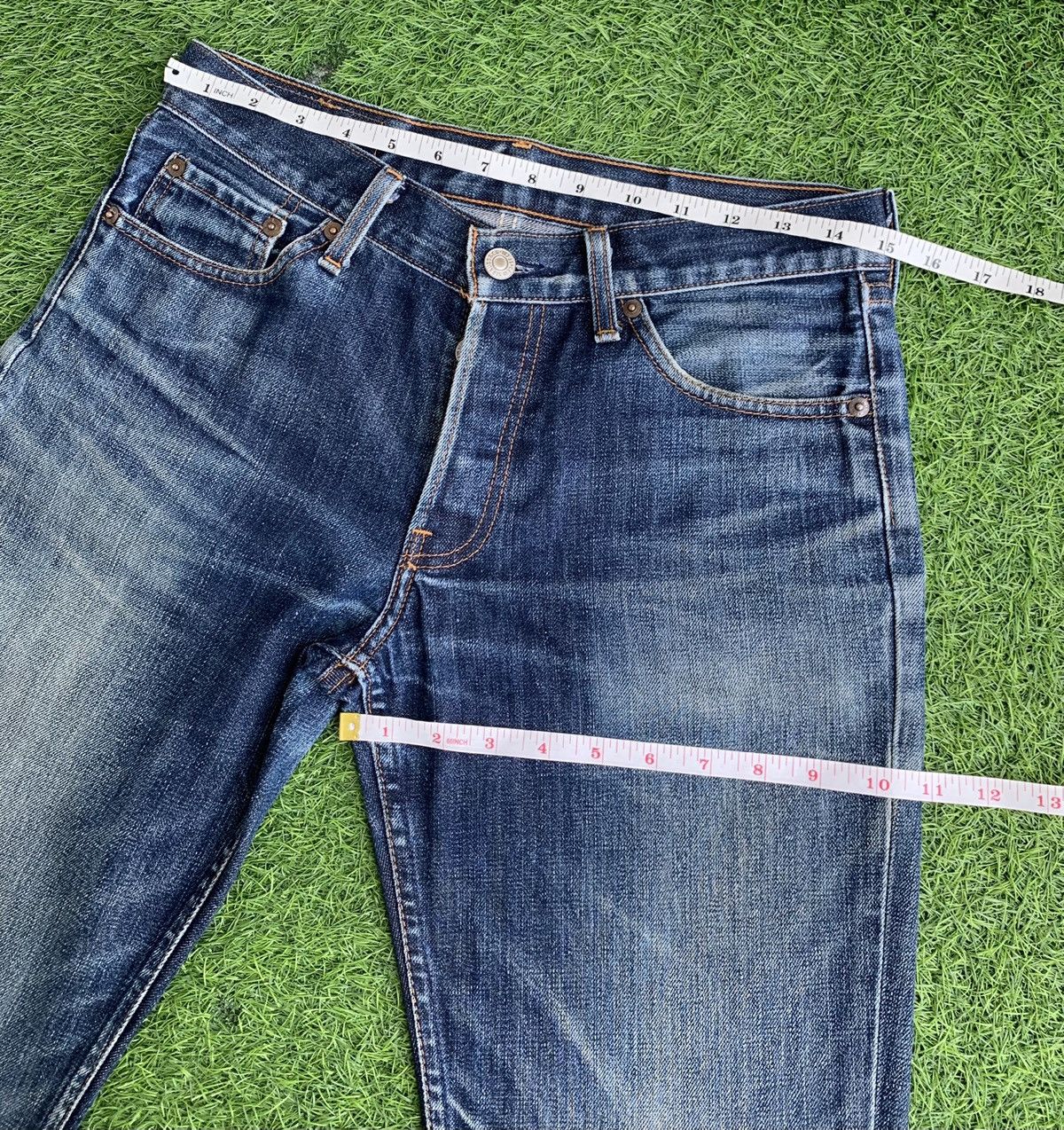Levi's × Levi's Vintage Clothing × Vintage Vintage Distressed Levis Denim Jeans Size US 30 / EU 46 - 15 Thumbnail