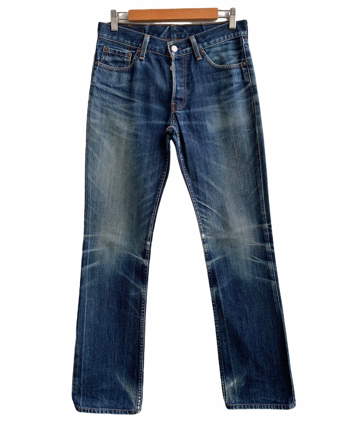 Levi's × Levi's Vintage Clothing × Vintage Vintage Distressed Levis Denim Jeans Size US 30 / EU 46 - 2 Thumbnail