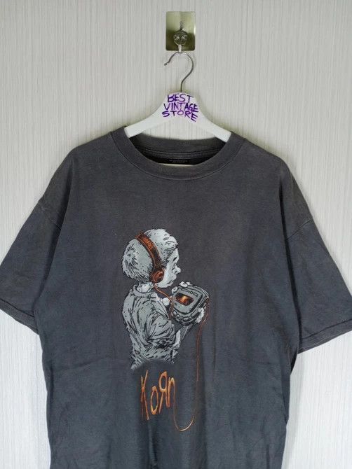 Band Tees Vintage 90s KORN Follow The Leader Band Tee. Size US XL / EU 56 / 4 - 6 Thumbnail