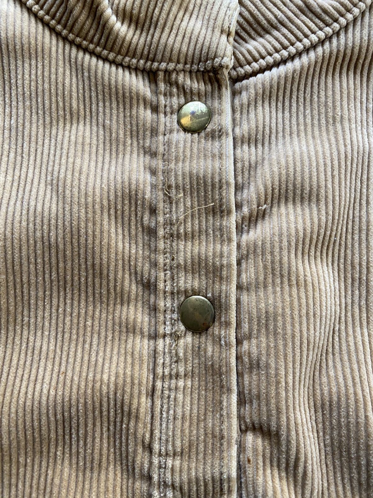 Vintage Vintage 70’s Corduroy & Plaid Distressed Snap Button Vest Size US S / EU 44-46 / 1 - 2 Thumbnail