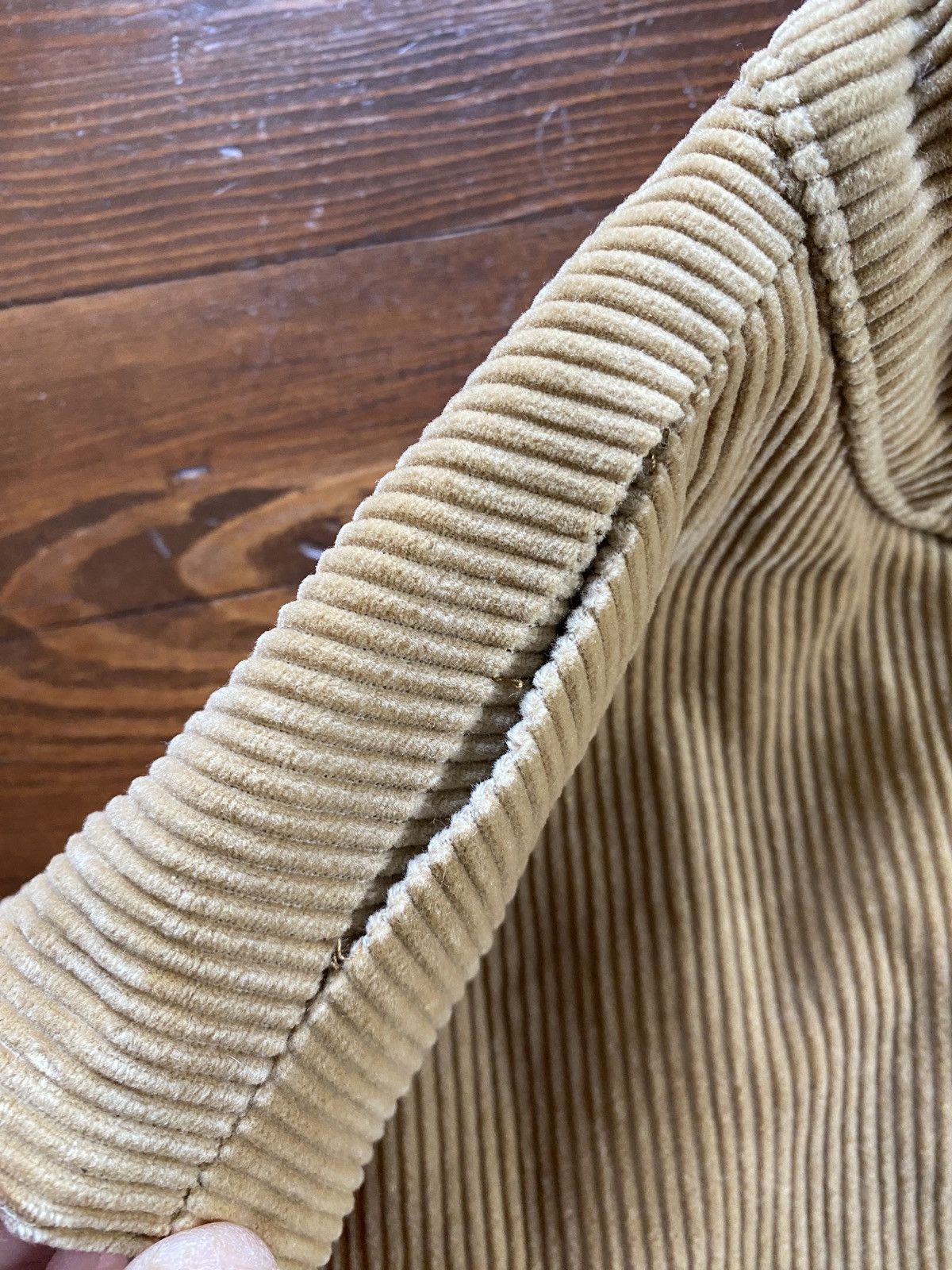 Vintage Vintage 70’s Corduroy & Plaid Distressed Snap Button Vest Size US S / EU 44-46 / 1 - 8 Thumbnail